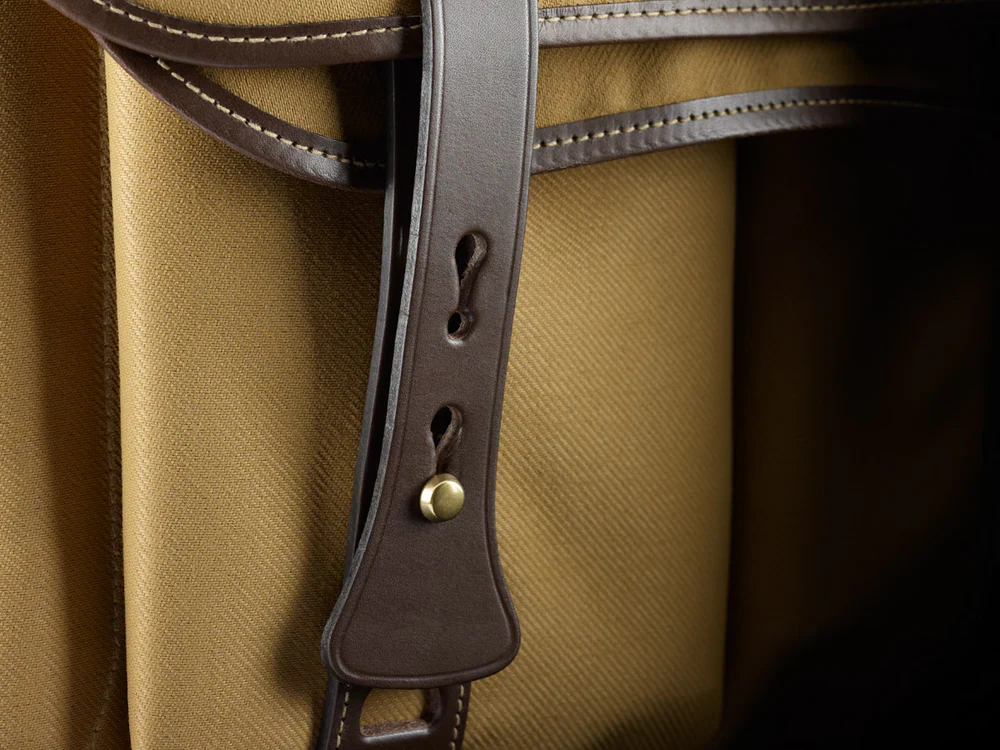 Billingham 207 Khaki Fibrenyte /Chocolate Leather - Image 2