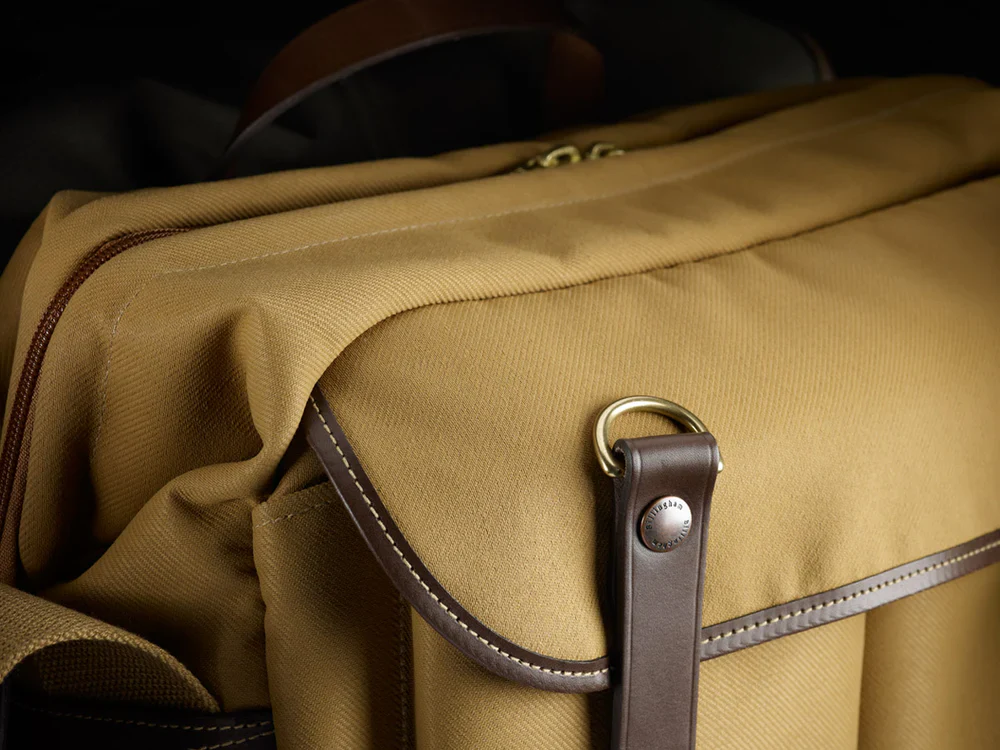 Billingham 207 Khaki Fibrenyte /Chocolate Leather - Image 3