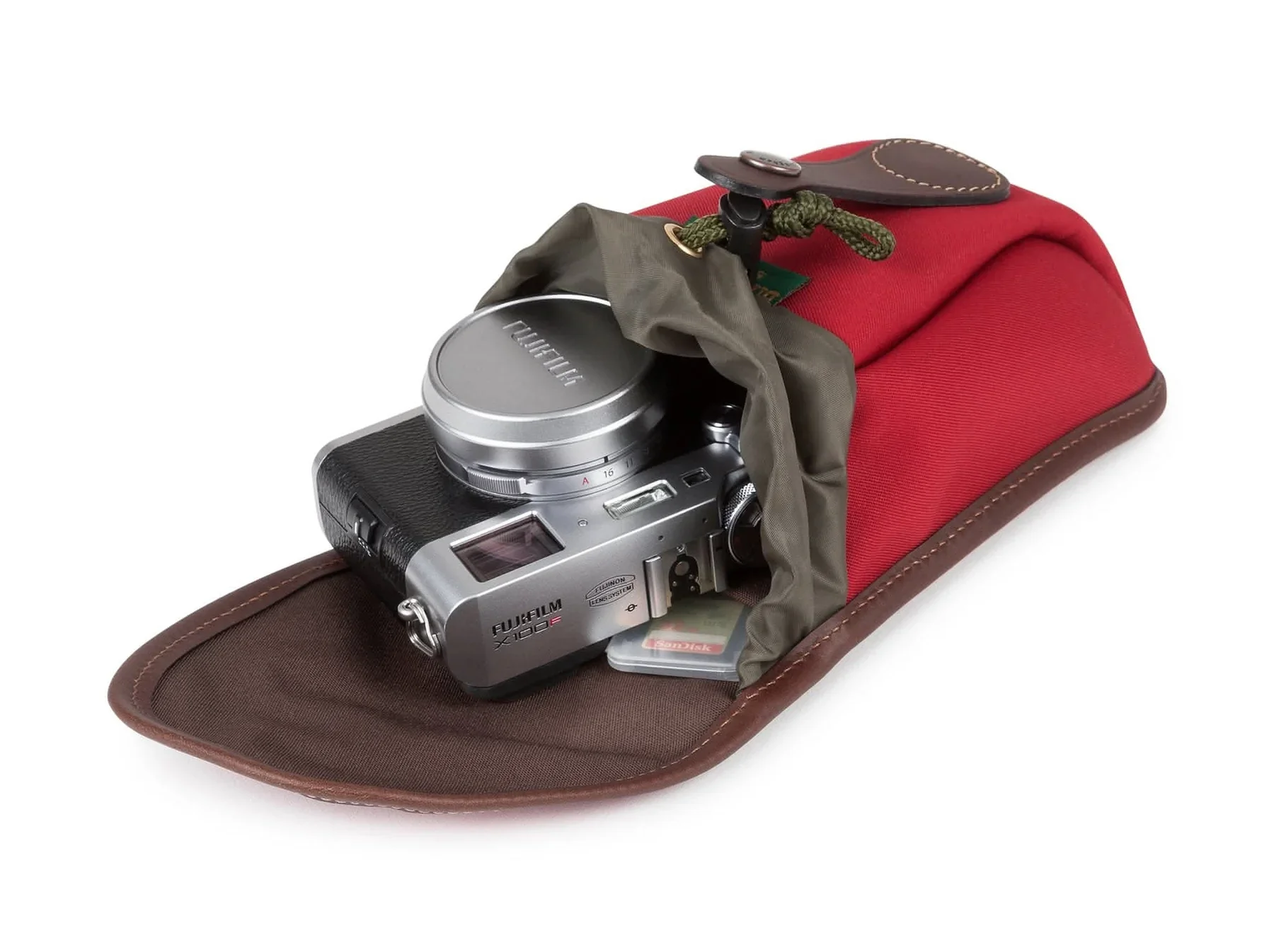 Billingham Avea 7 - Khaki Fibrenyte / Tan Leather - Image 4