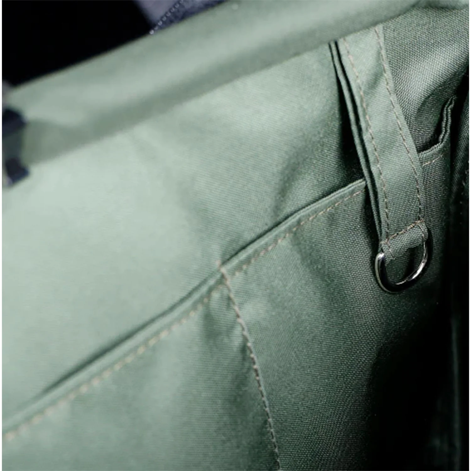 Billingham Best Boy Tote Sage Fibrenyte / Black Leather - Image 7