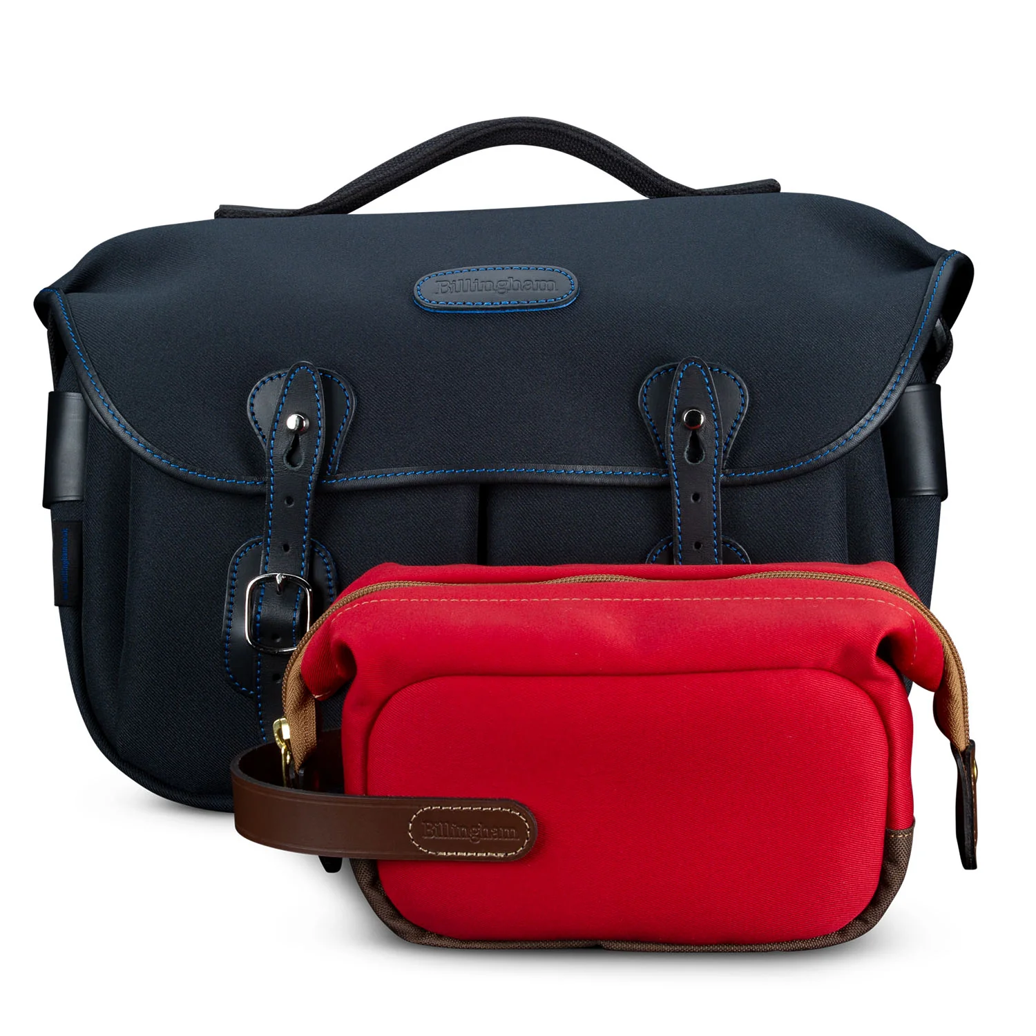 Billingham Capsule 1 Bag - Burgundy FibreNyte / Chocolate Leather - Image 3
