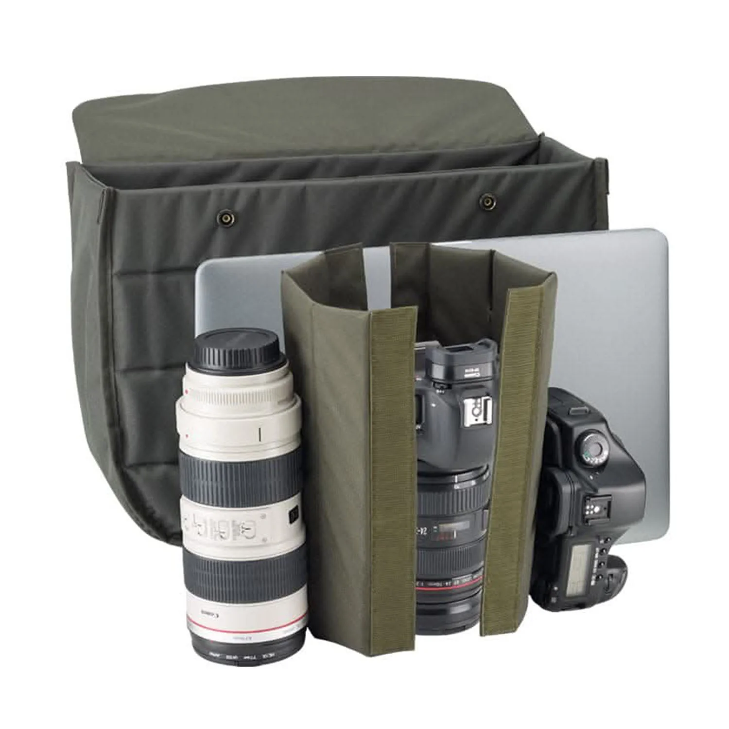 Billingham Hadley Large Pro - Black Canvas / Tan Leather - Image 4