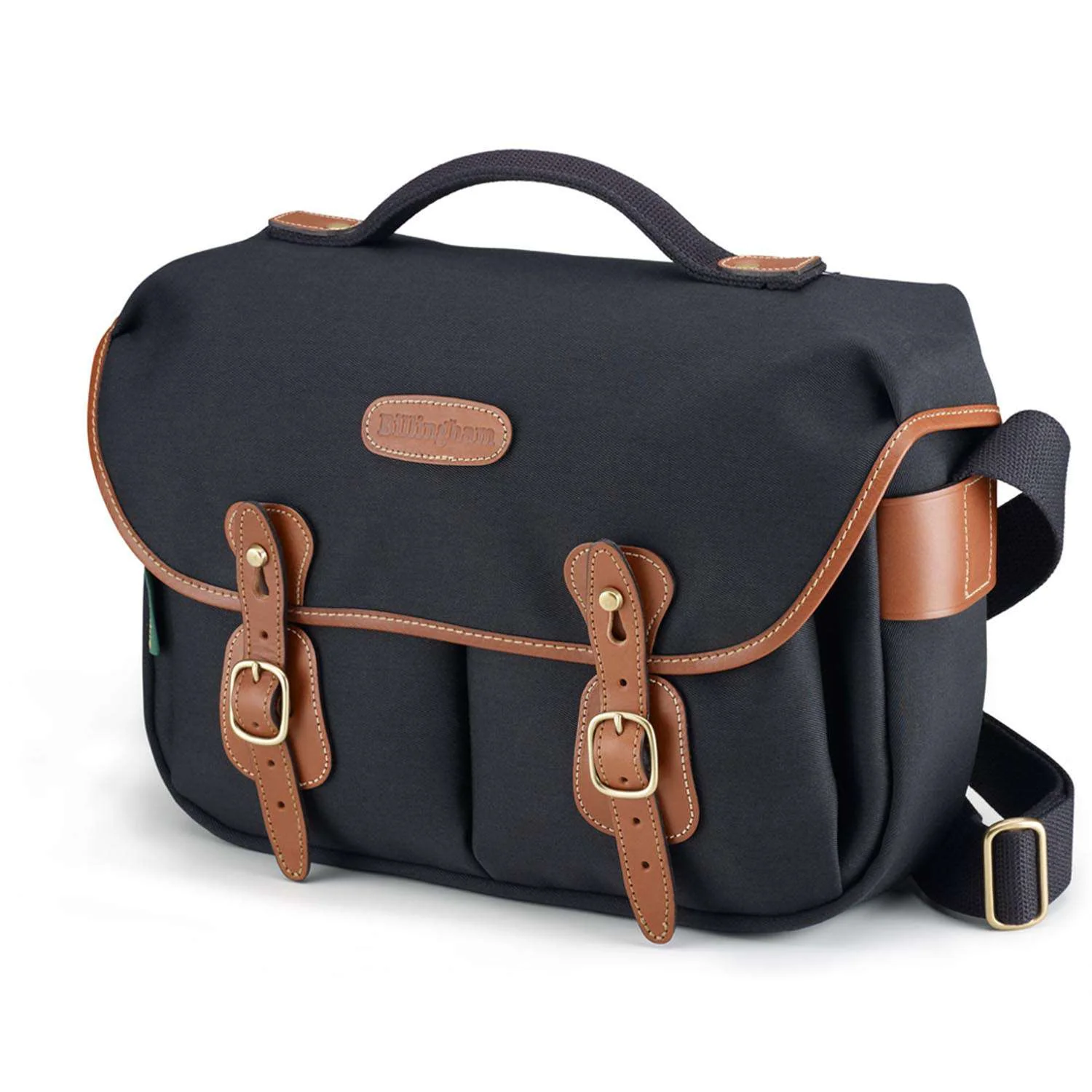 Billingham Hadley Pro Black Canvas / Tan Leather