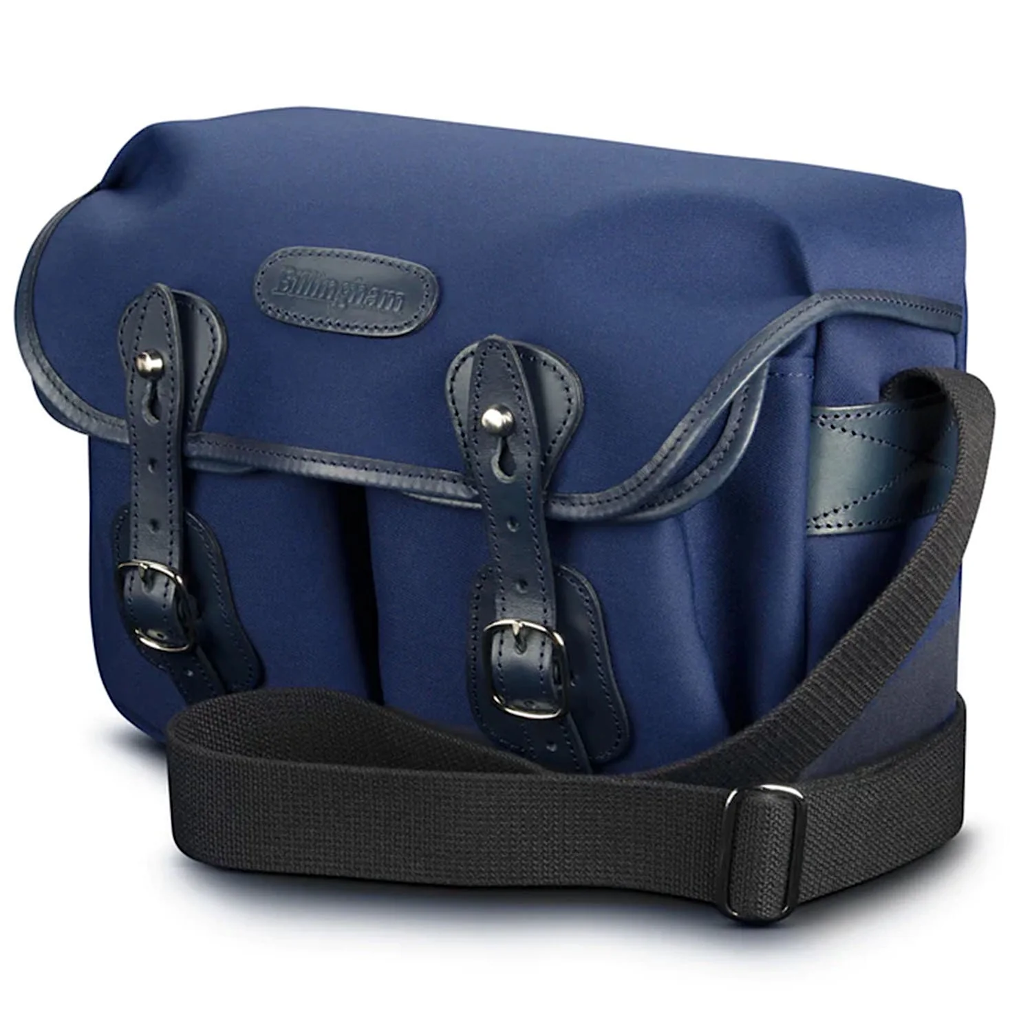 Billingham Hadley Small Camera Bag Navy Canvas / Navy Leather