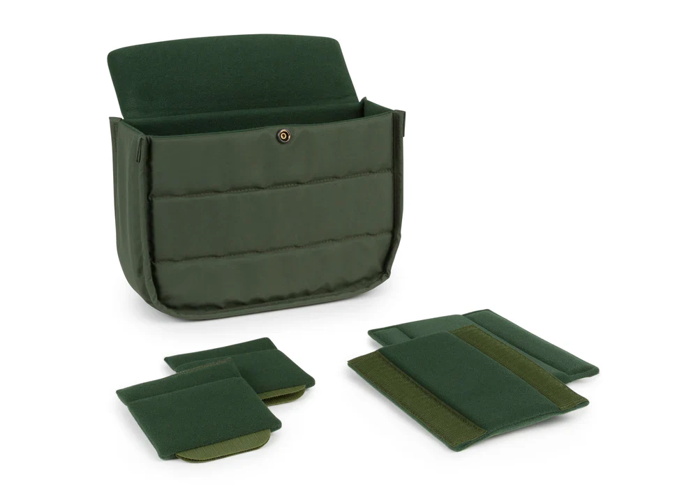 Billingham Hadley Small Camera Bag Sage Fibrenyte w/ Black Leather - Image 2