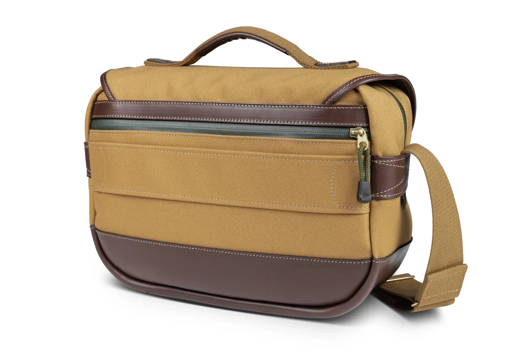 Billingham Mini Eventer - Khaki Fibrentye / Chocolate Leather - Image 2