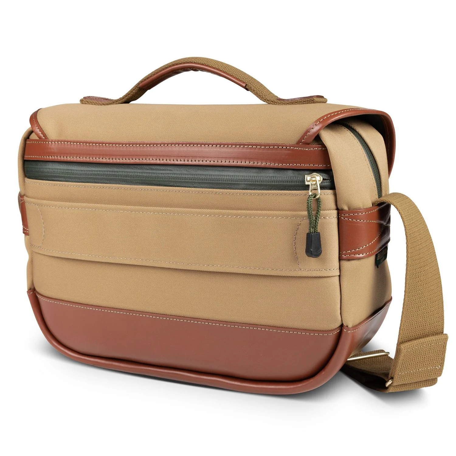 Billingham Mini Eventer - Khaki Canvas / Tan Leather - Image 2