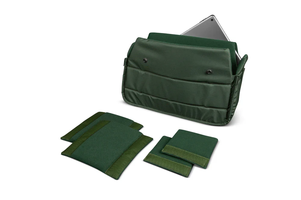 Billingham Mini Eventer - Sage Fibrentye / Chocolate Leather - Image 3