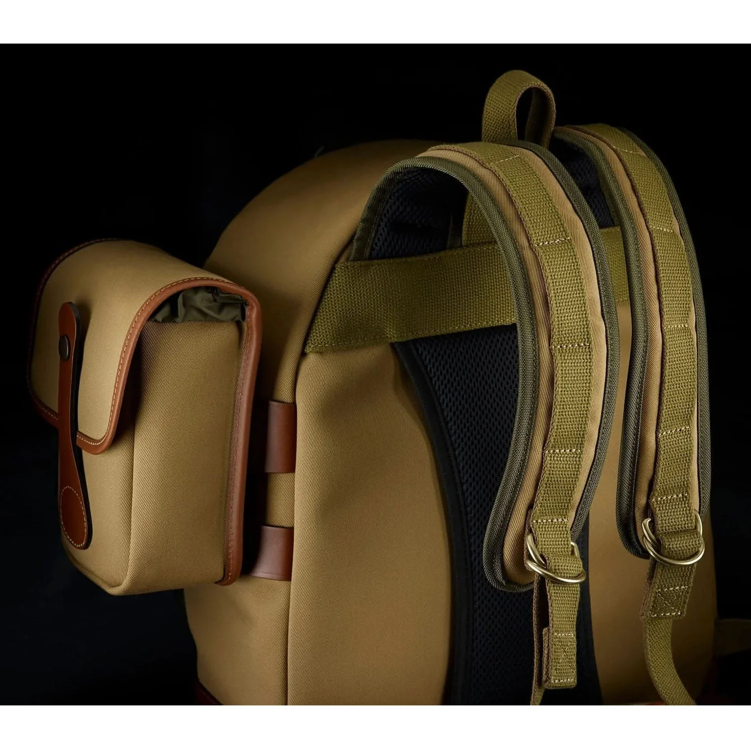 Billingham Rucksack 25 Sage Fibrenyte / Chocolate Leather - Image 6