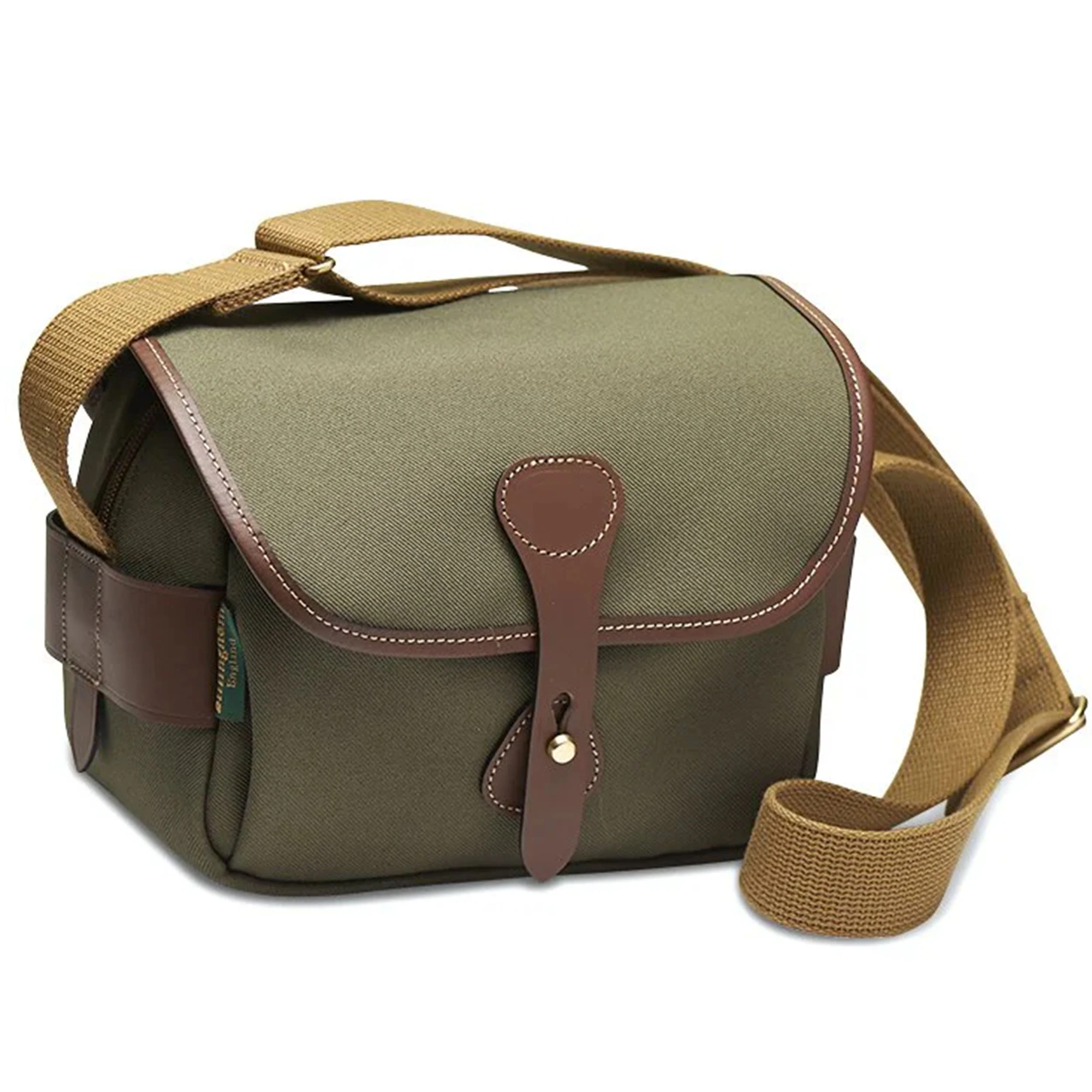 Billingham S2 Sage Fibrenyte / Chocolate Leather