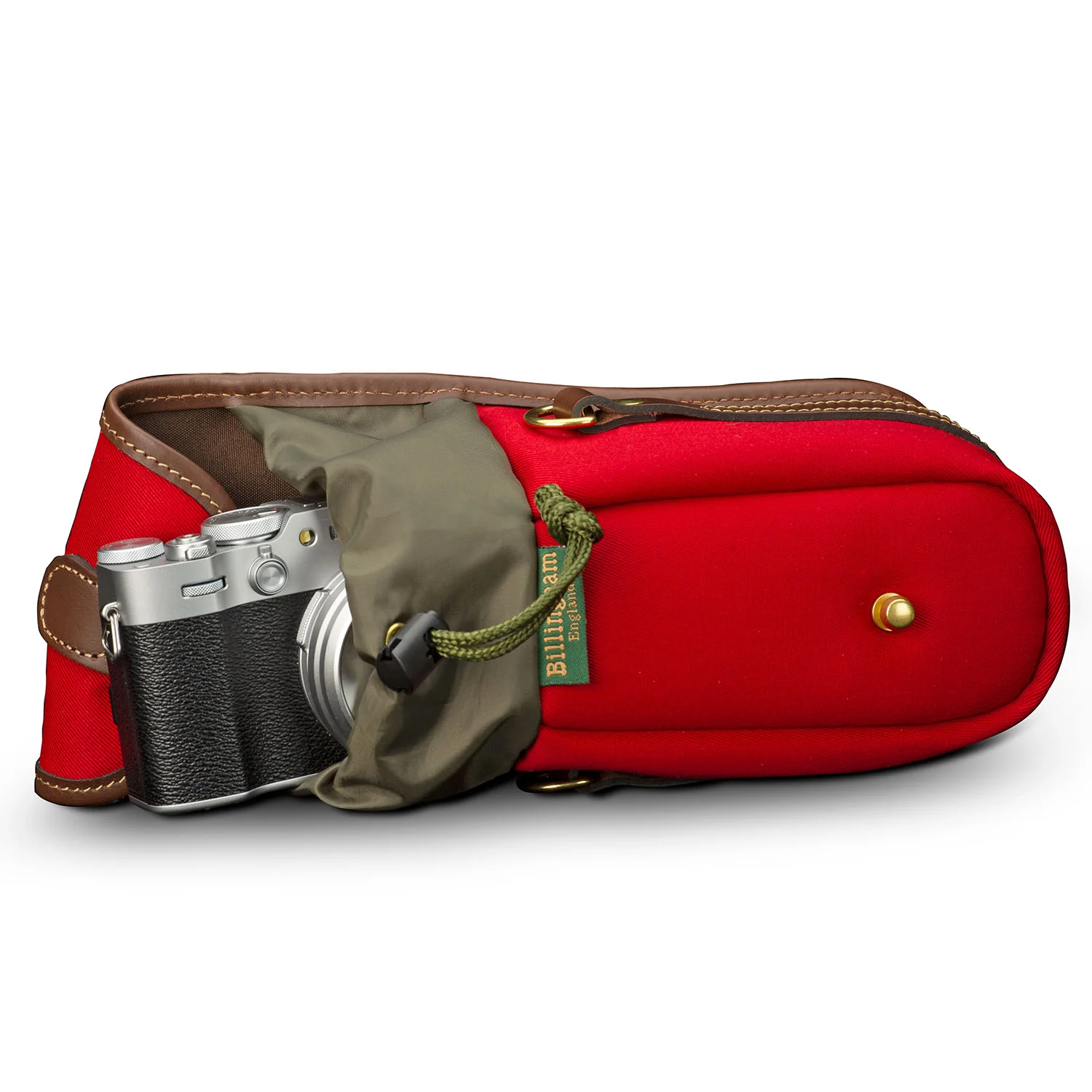 Billingham  TEN-16  Burgundy Canvas/Chocolate - Image 7