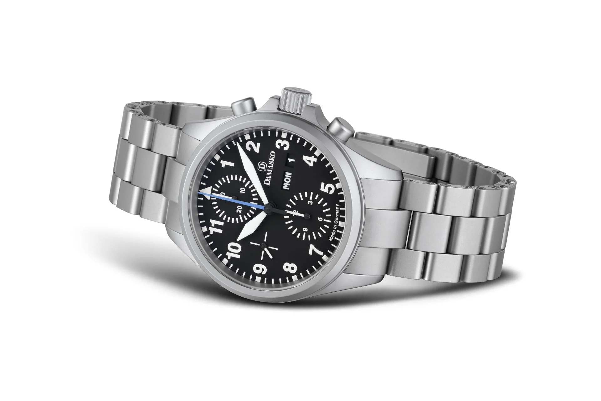Damasko DC58 - Matte - Leather Strap w/ Double Stiching Pin Buckle - Image 3