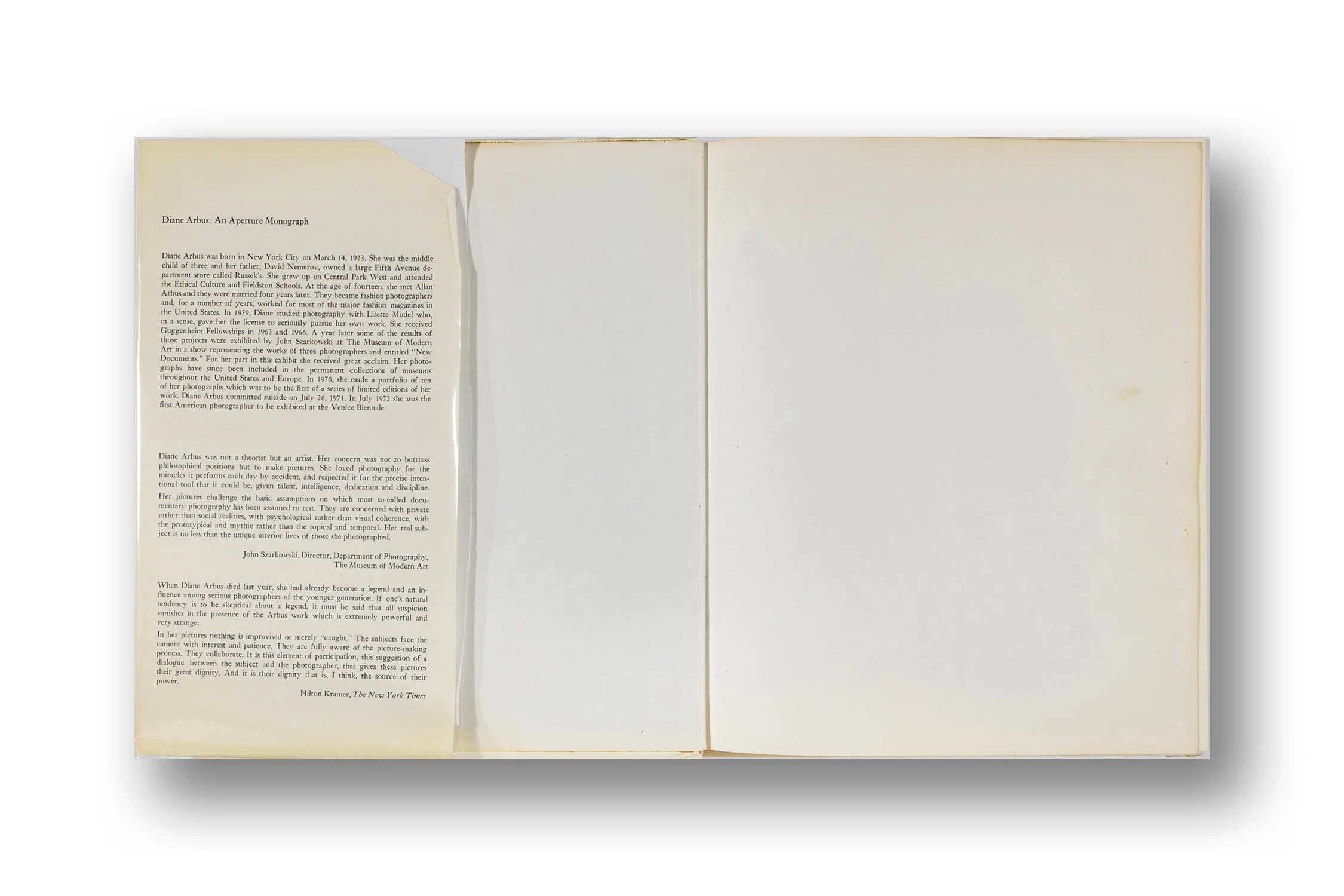 Diane Arbus 1972, First Edition (8+) - Image 15