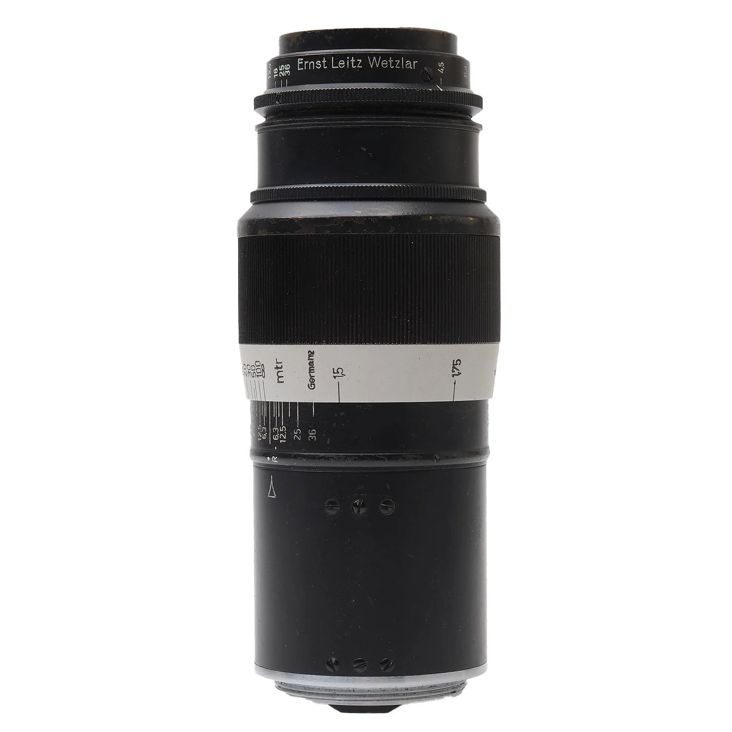 Leica 13.5cm f4.5 Hektor, Black, Wartime 608617
