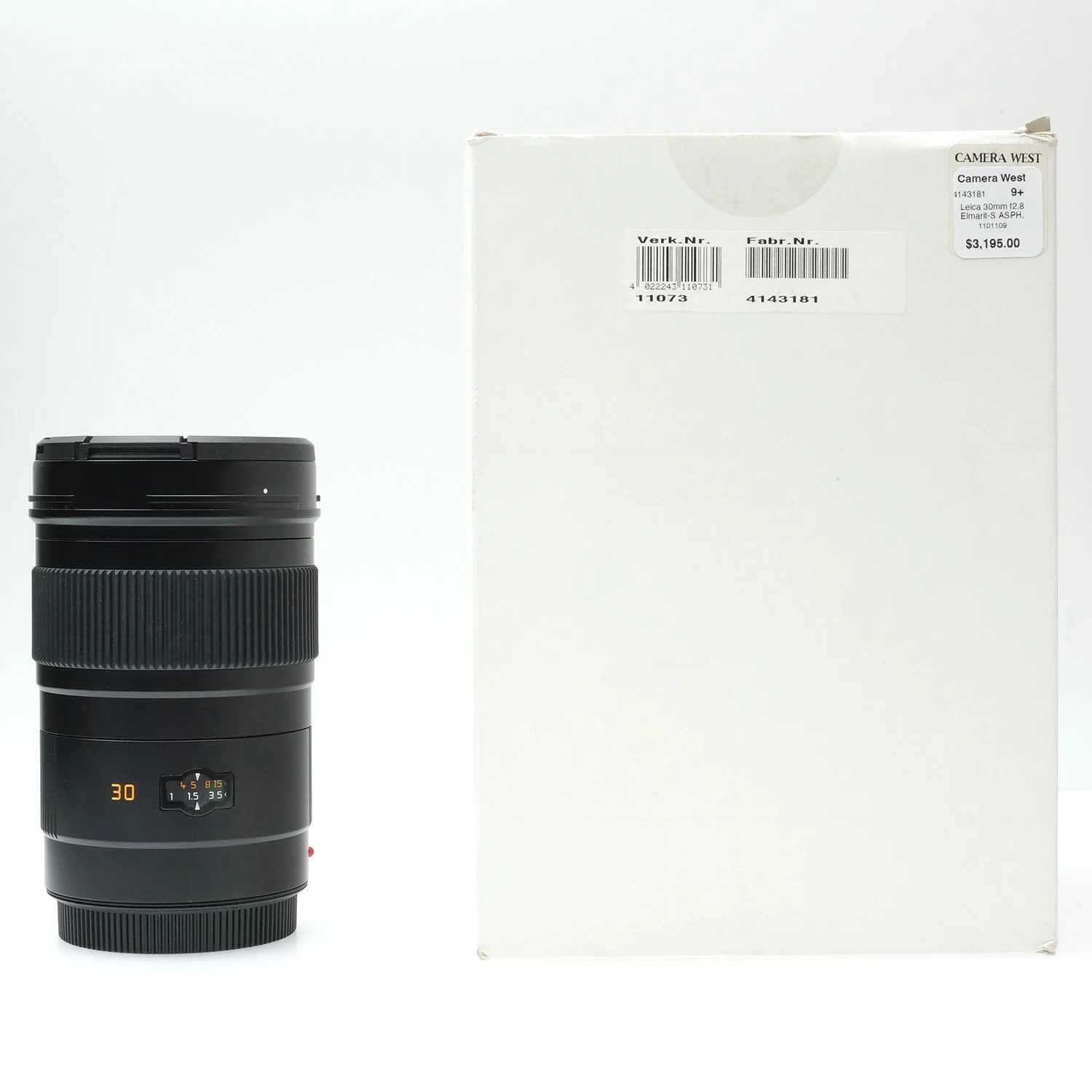 Leica 30mm f2.8 Elmarit-S ASPH, Boxed 4143181 - Image 16