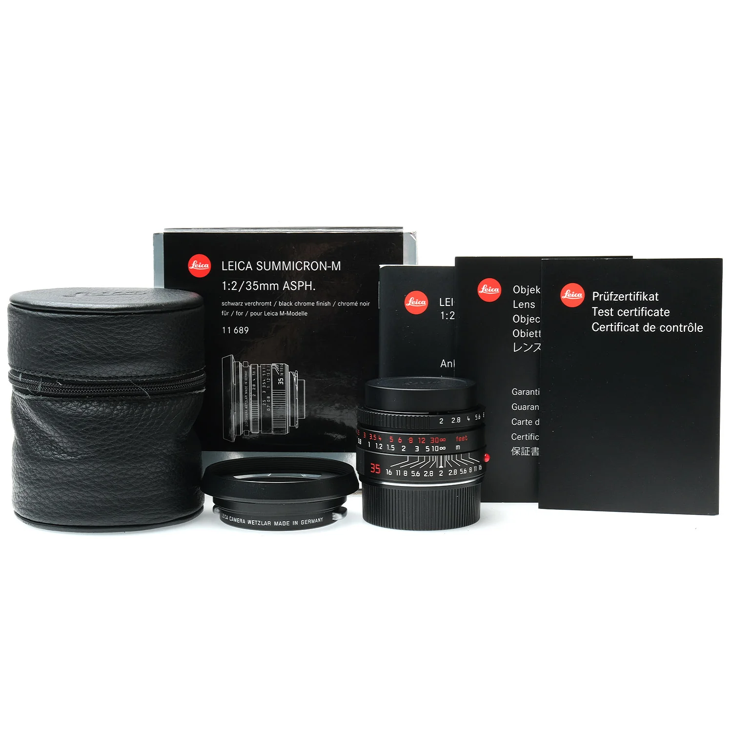 Leica 35mm f2 Asph Black Chrome, Boxed 4581176 - Image 7