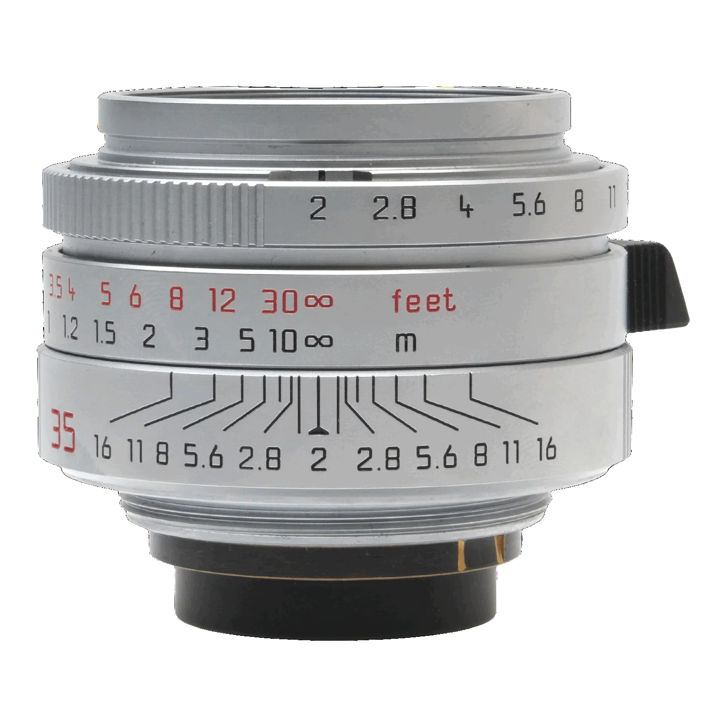 Leica 35mm f2 Summicron Asph Silver, Boxed 3878839