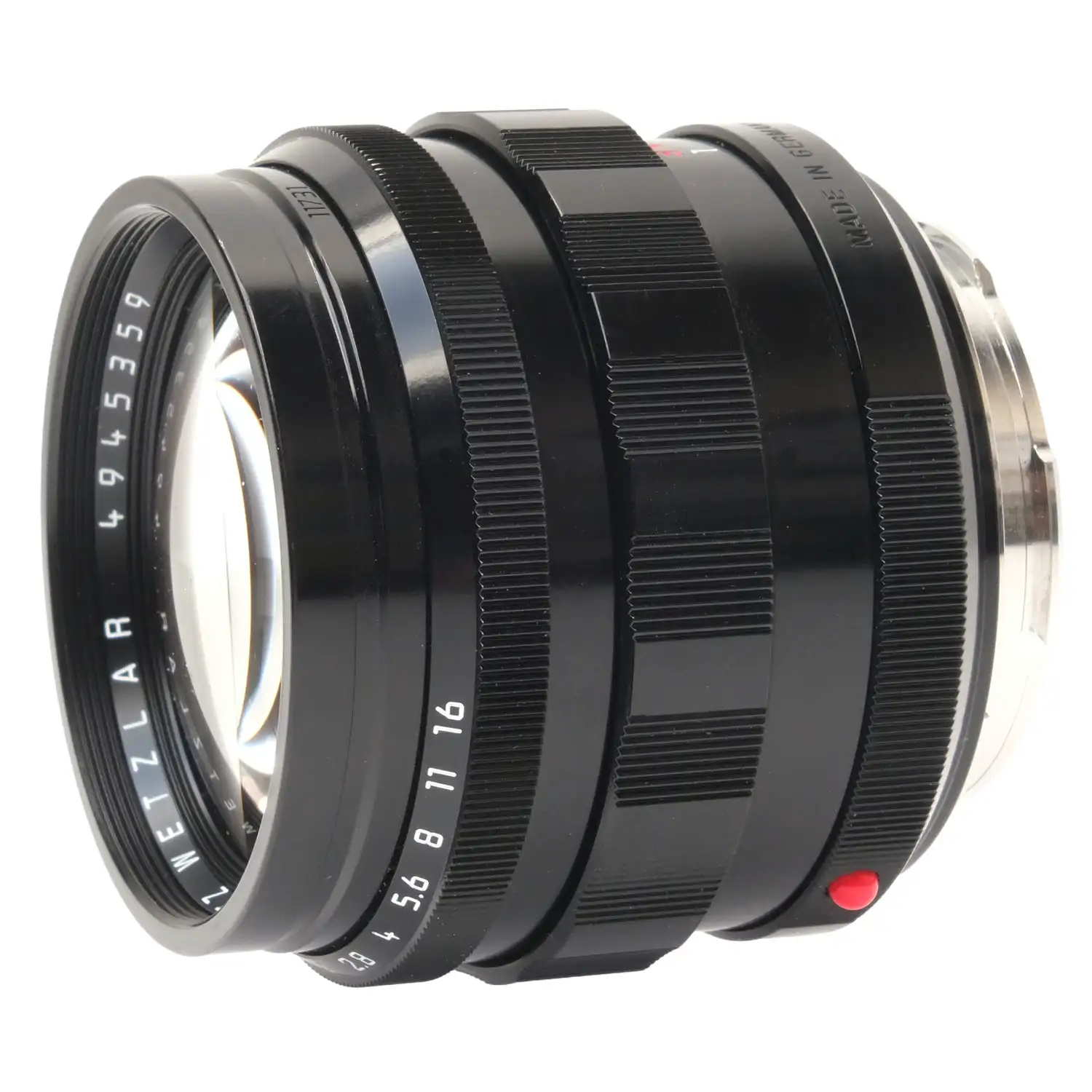 Leica 50mm f1.2 Noctilux-M Asph Black Paint, Boxed 4945359 - Image 4