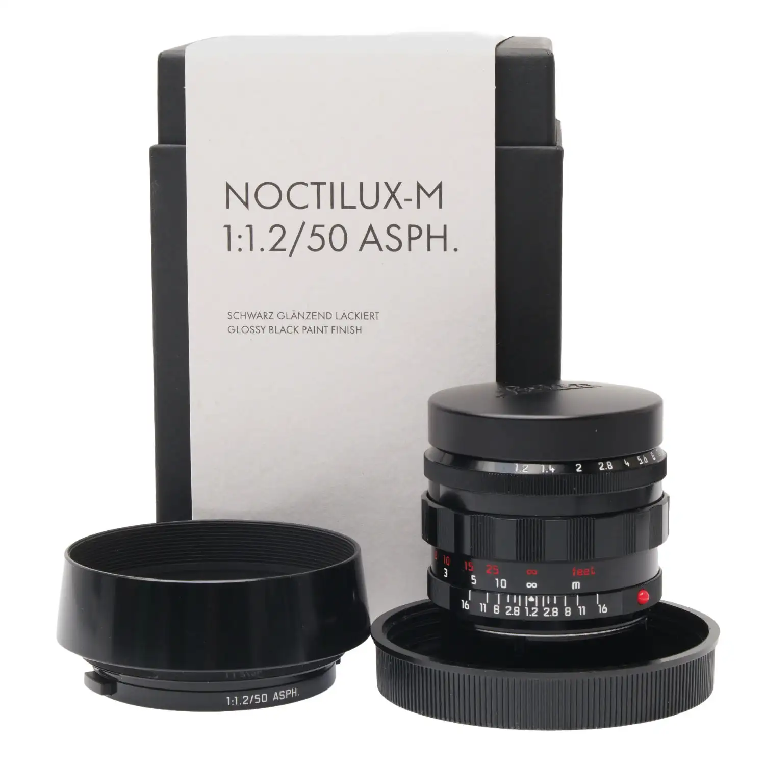 Leica 50mm f1.2 Noctilux-M Asph Black Paint, Boxed 4945359 - Image 8