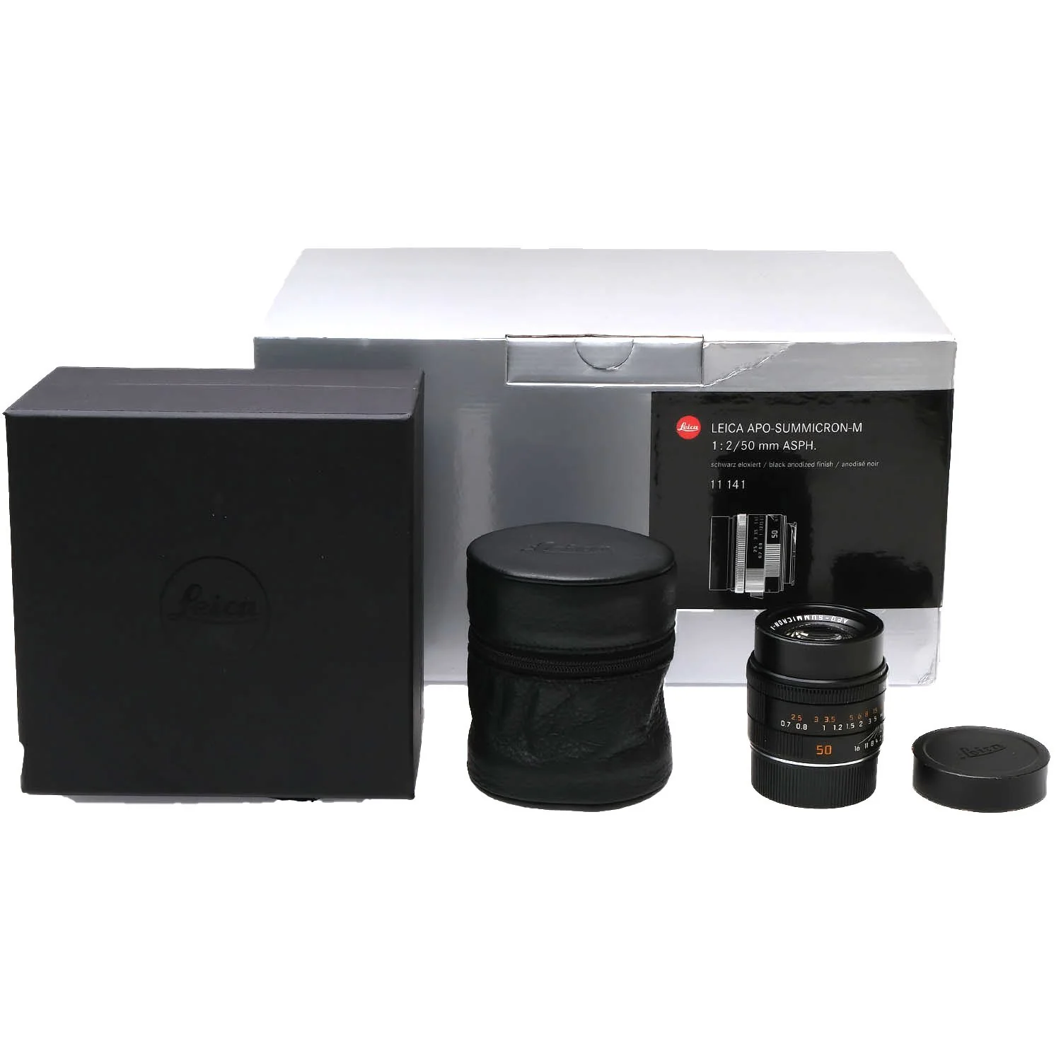 Leica 50mm f2 APO-Summicron-M Asph, Black, Boxed 4204673 - Image 8