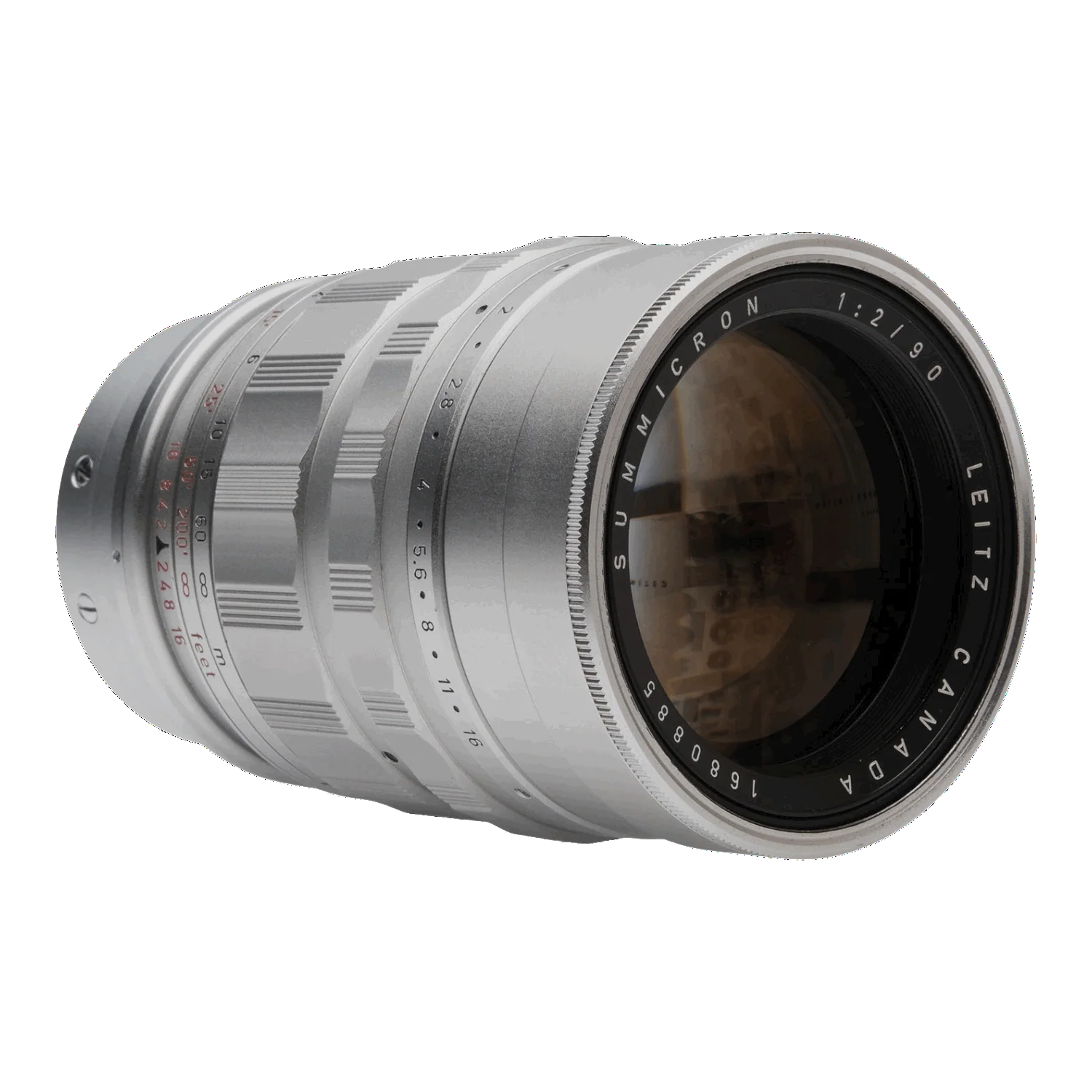 Leica 90mm f2 Summicron Silver Boxed,1680885 - Image 3