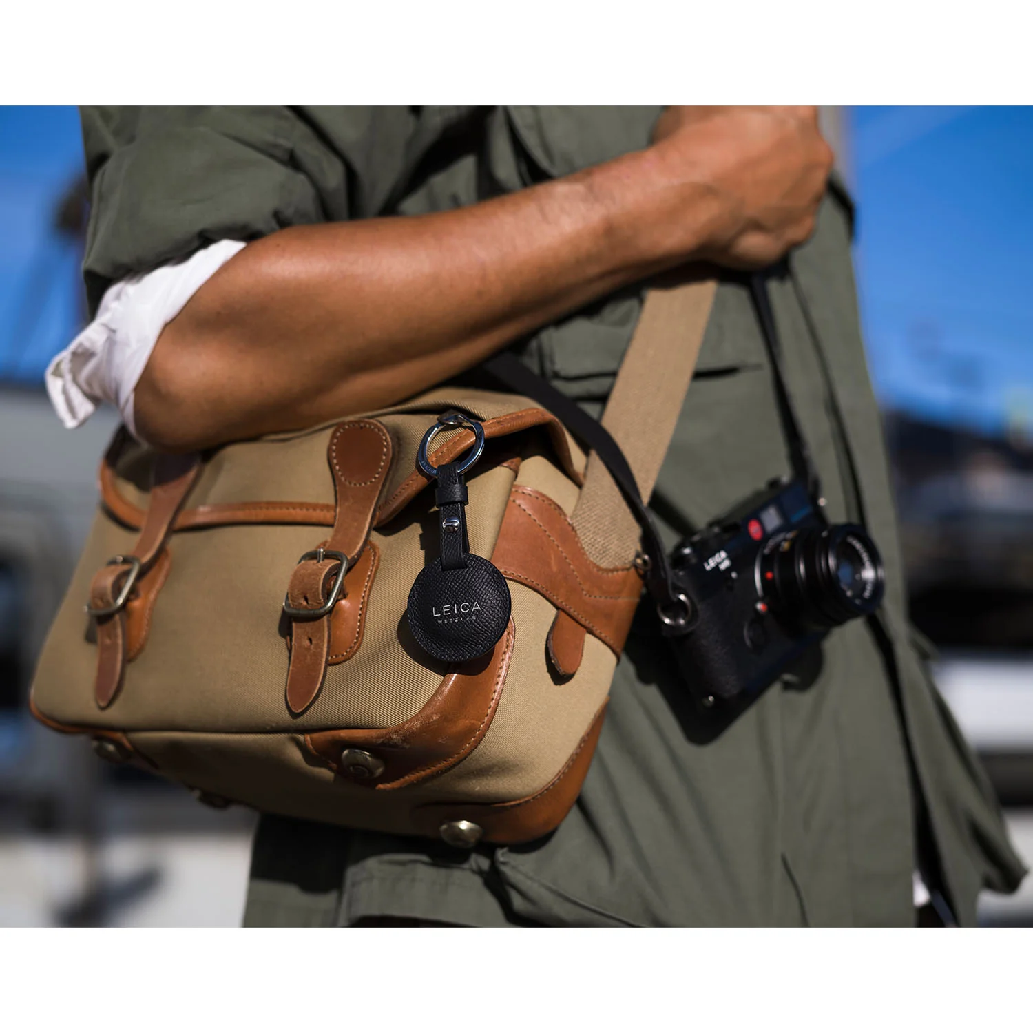 Leica Case for AirTag, leather, black - Image 3