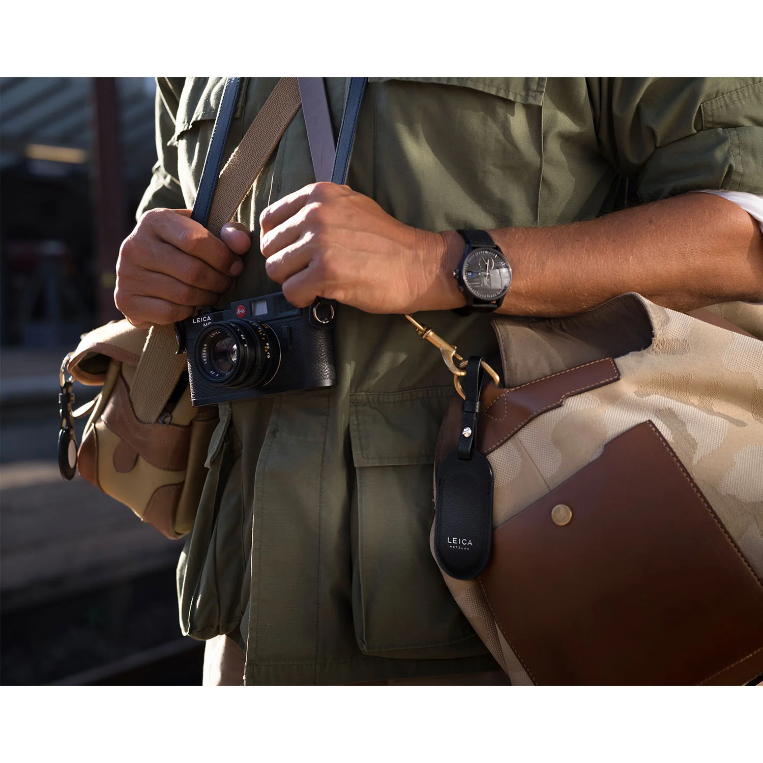 Leica Luggage Tag, leather, black - Image 5