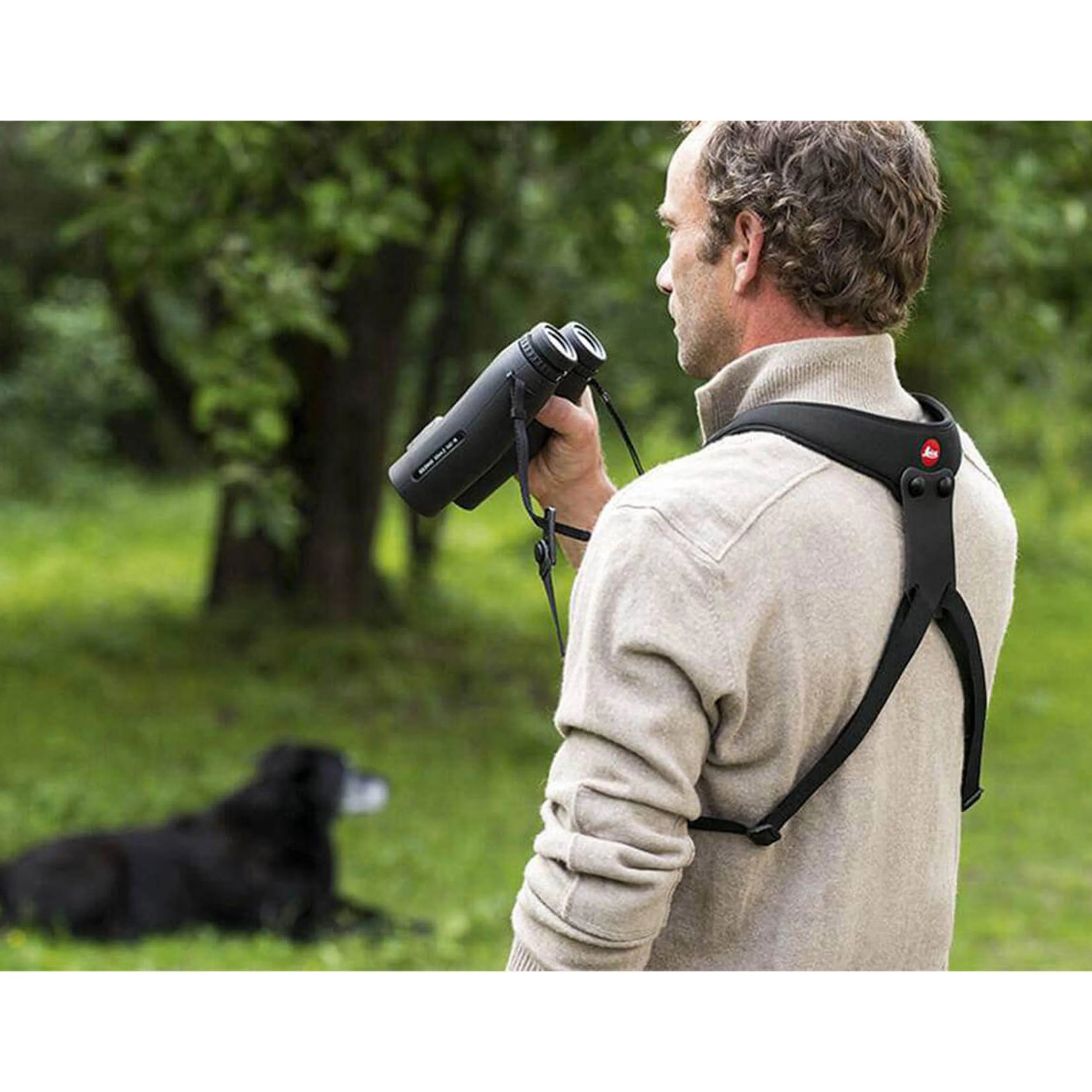 Neoprene Bino Sport Strap - Pitch Black - Image 2
