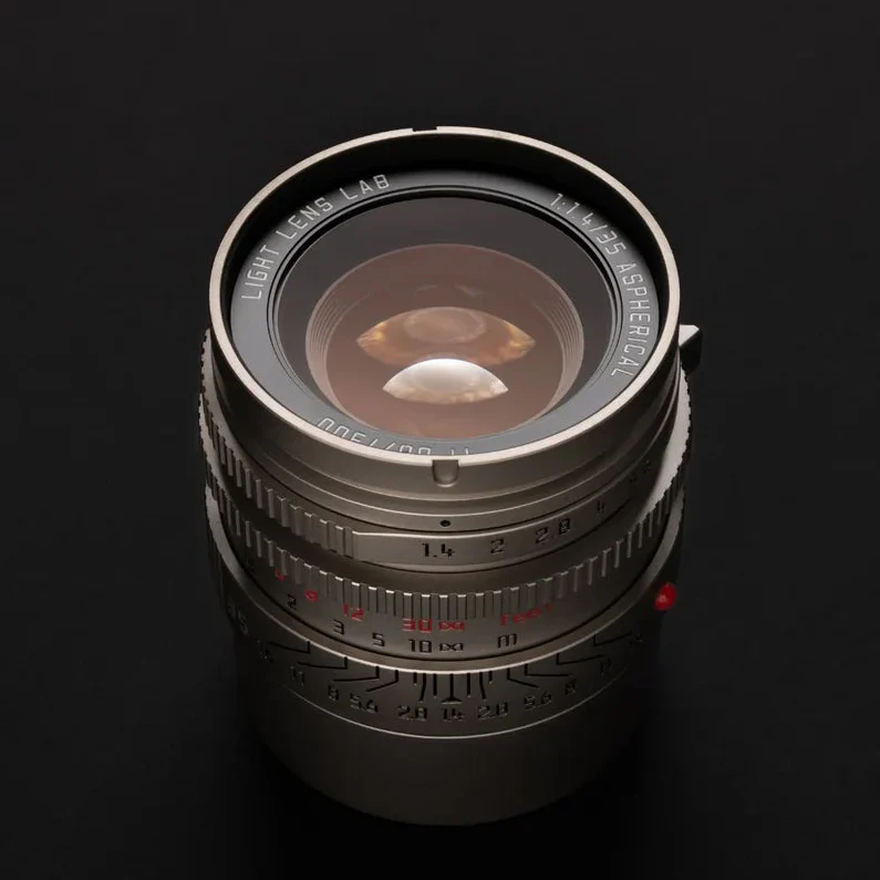 Light Lens Lab 35mm f1.4 Aspherical "11873" Titanium