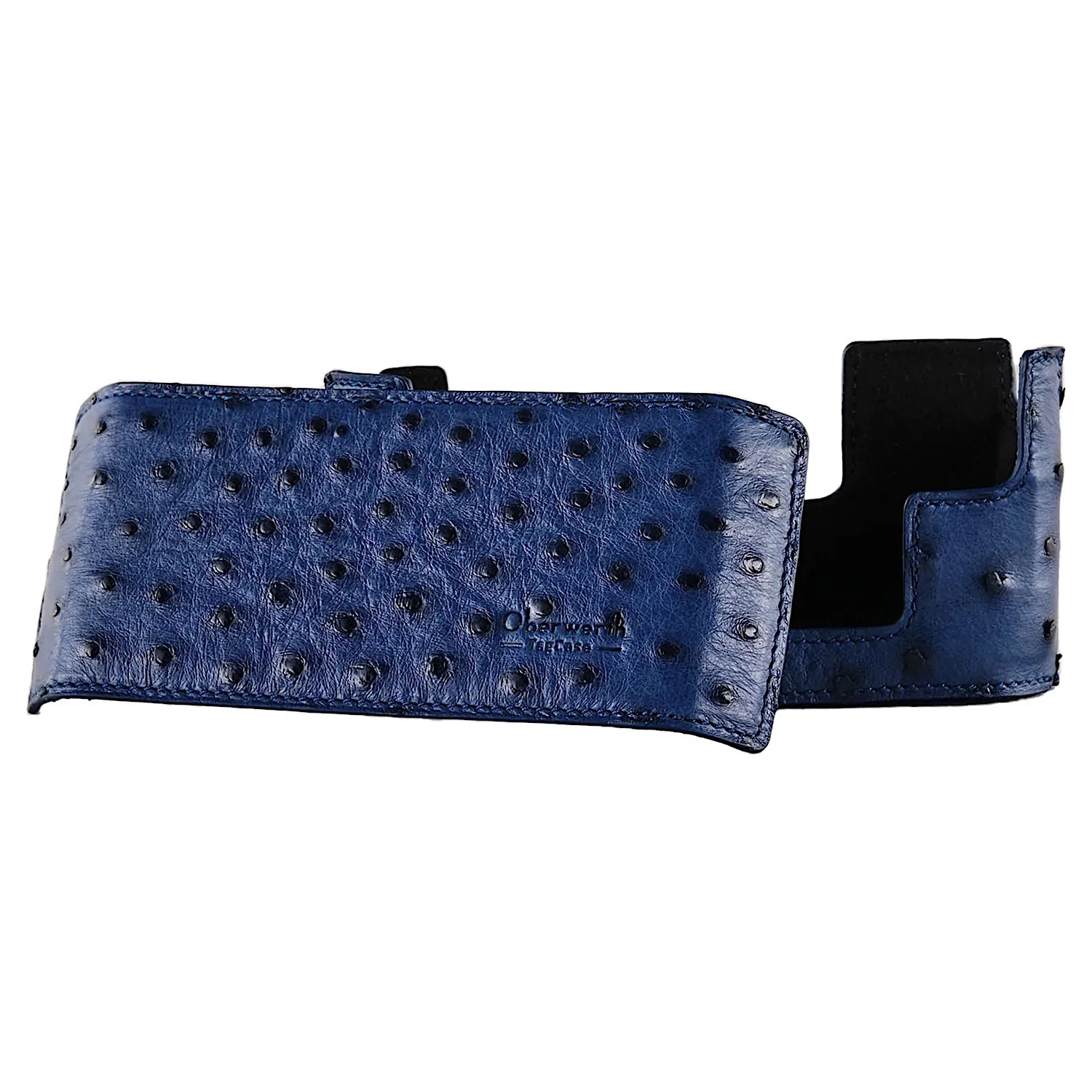 Oberwerth Blue Ostrich TagCase for Leica M11 - Image 2