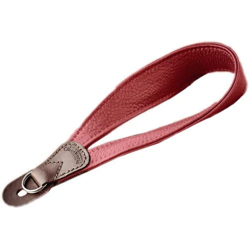 Oberwerth Isar Padded Hand Strap - Brown w/ Red