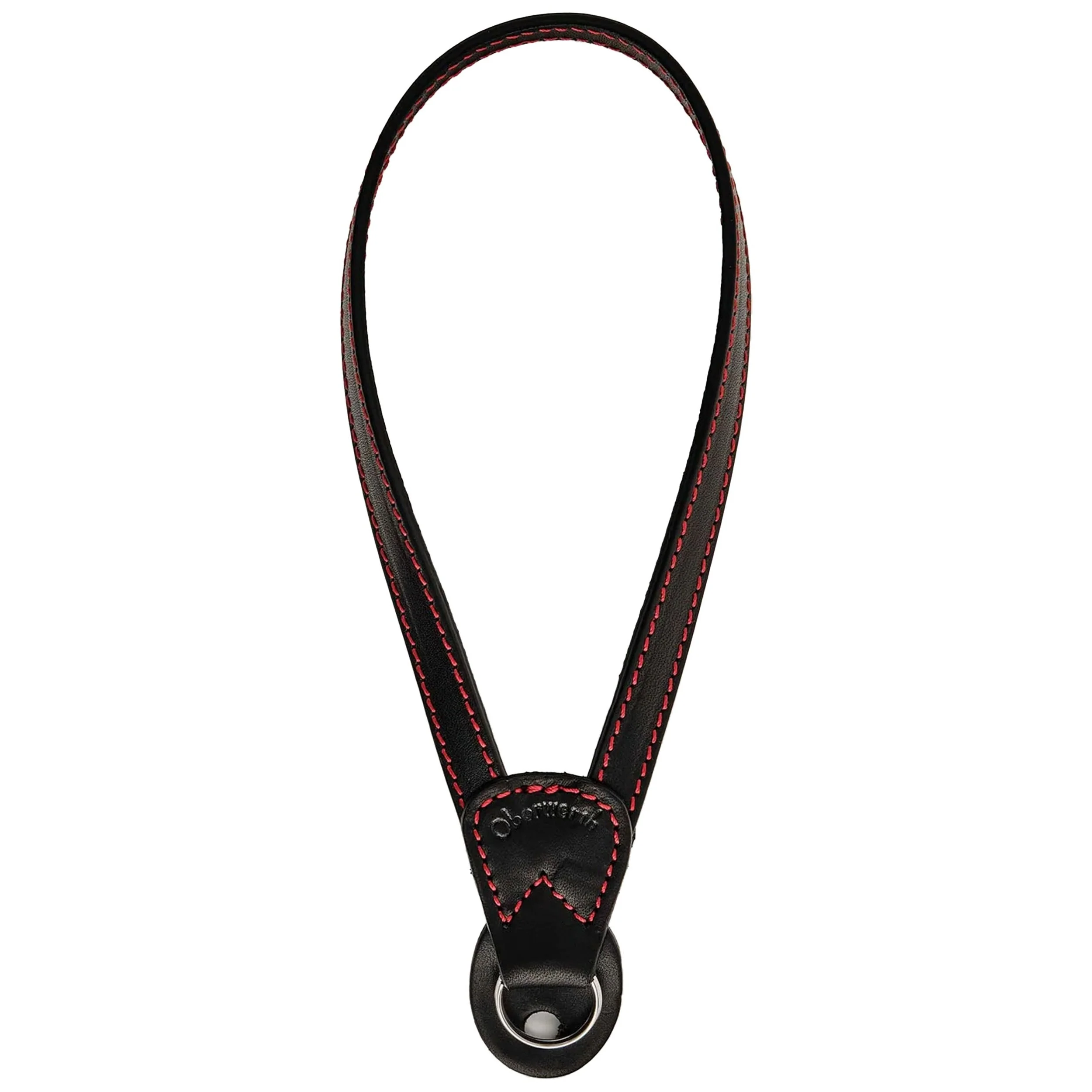 Oberwerth Lahn Hand Strap - Black w/ Red