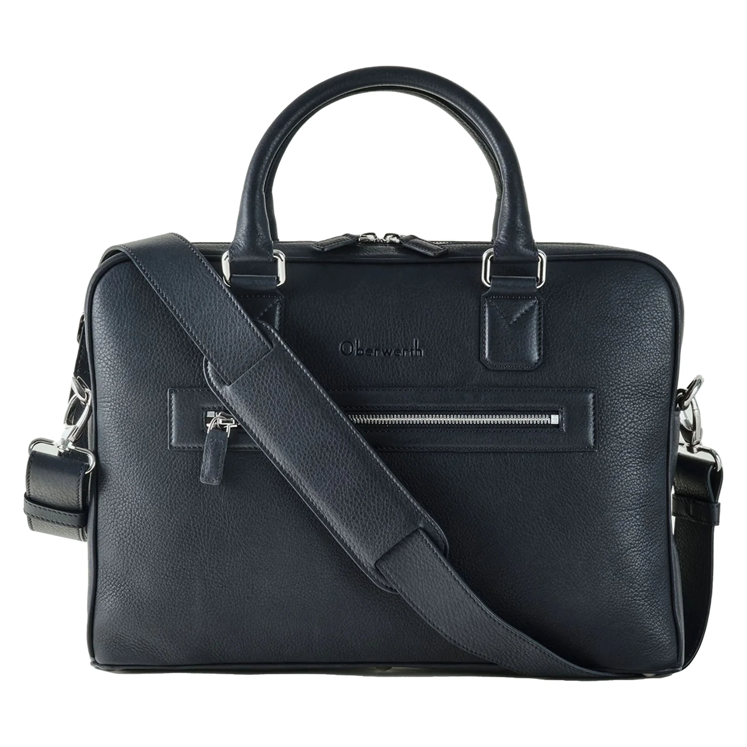 Oberwerth  Warren 1Z Soft Laptop Bag - Navy Blue