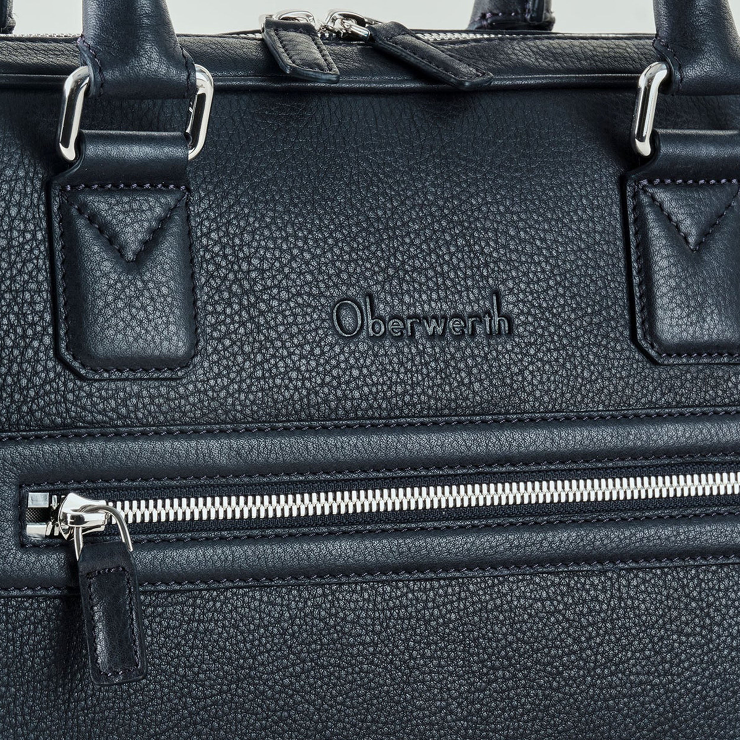 Oberwerth  Warren 1Z Soft Laptop Bag - Navy Blue - Image 7