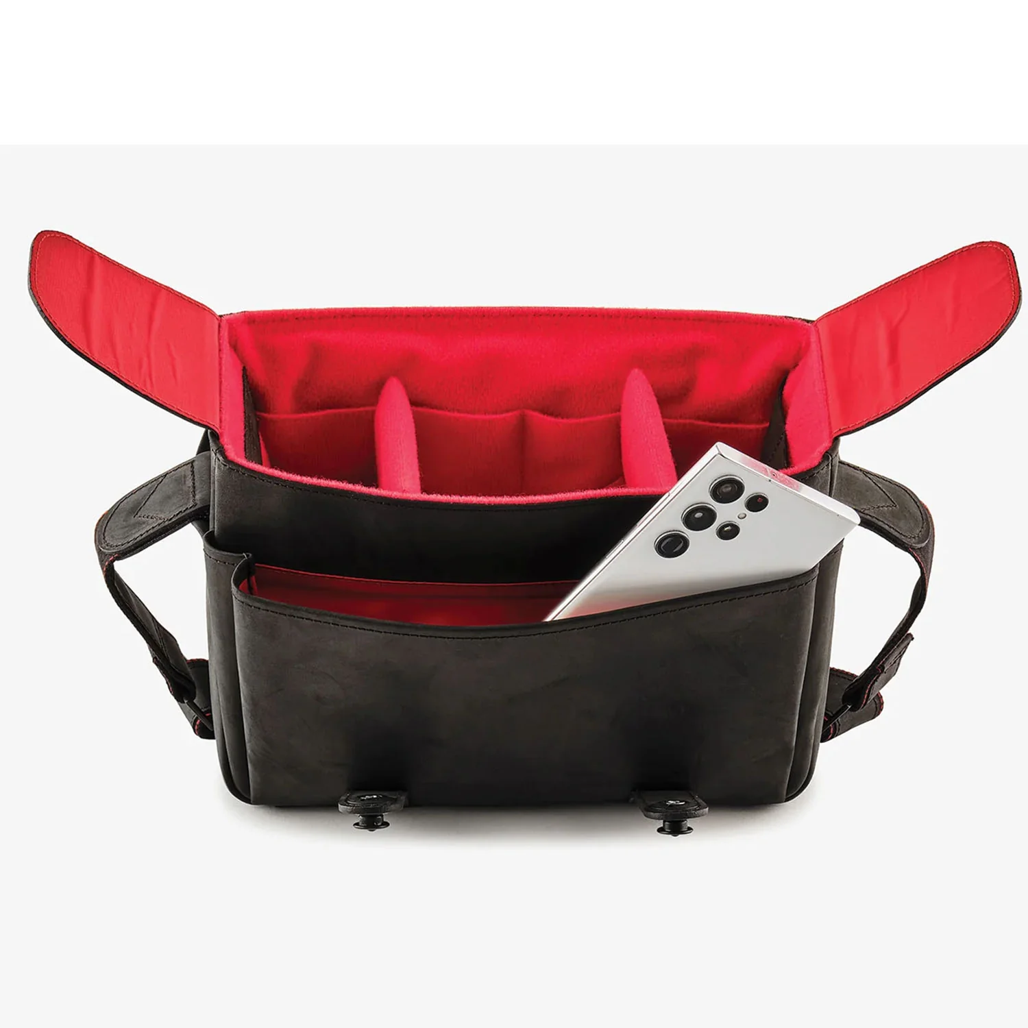 Oberwerth M-Bag Hydro Black w/ Red Insert - Image 5