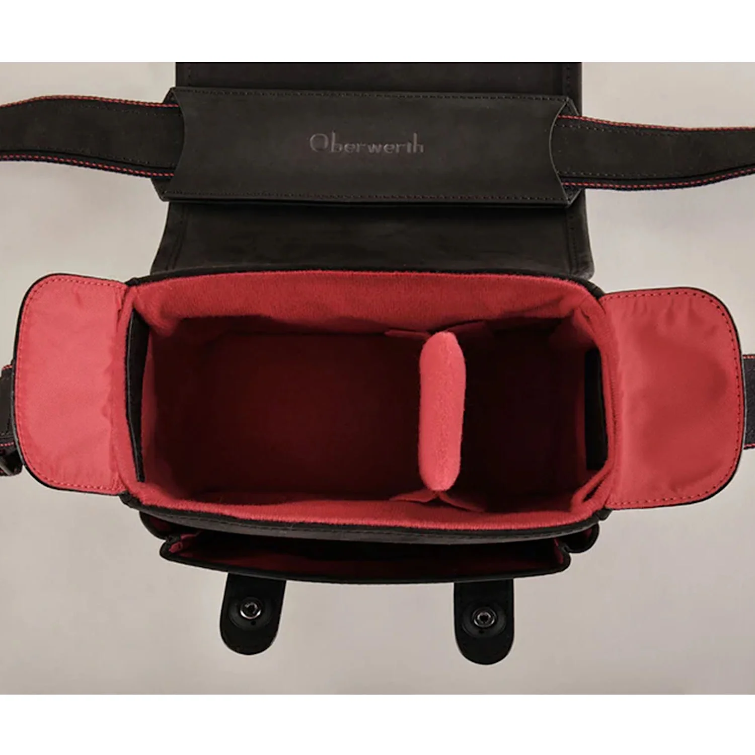 Oberwerth Q Bag Hydro - Black w/ Red Stitching - Image 5