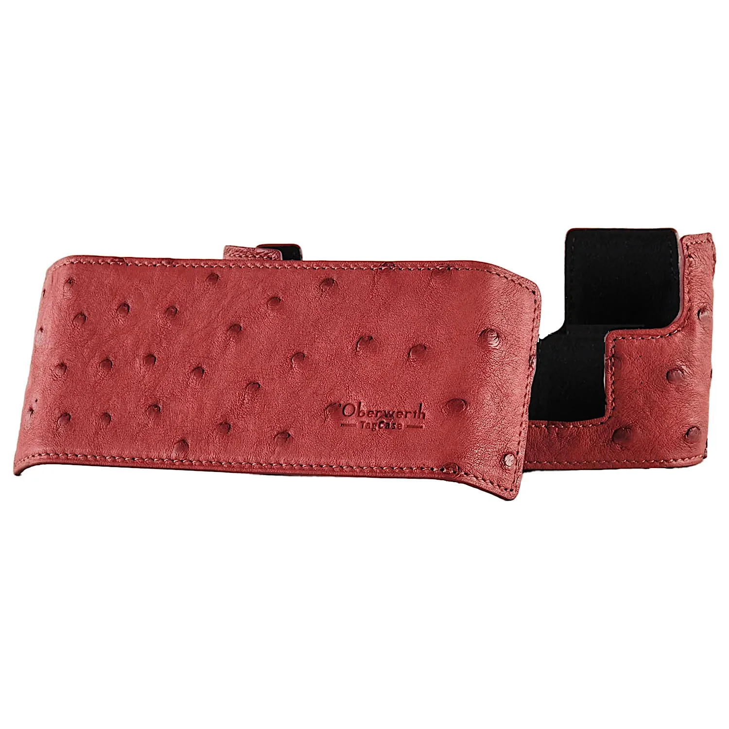 Oberwerth Red Ostrich TagCase for Leica M11 - Image 2