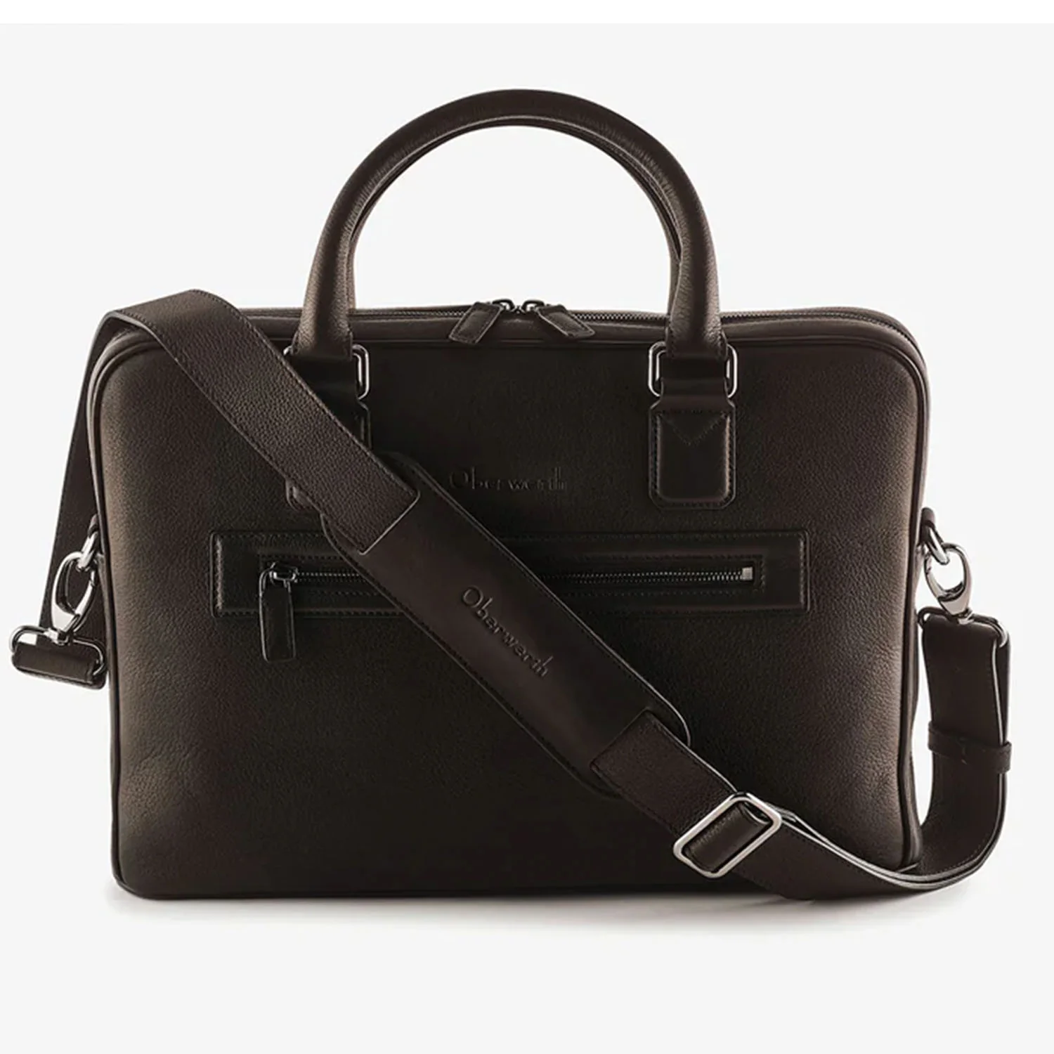 Oberwerth  Warren 1Z Luxury Laptop Bag - Black