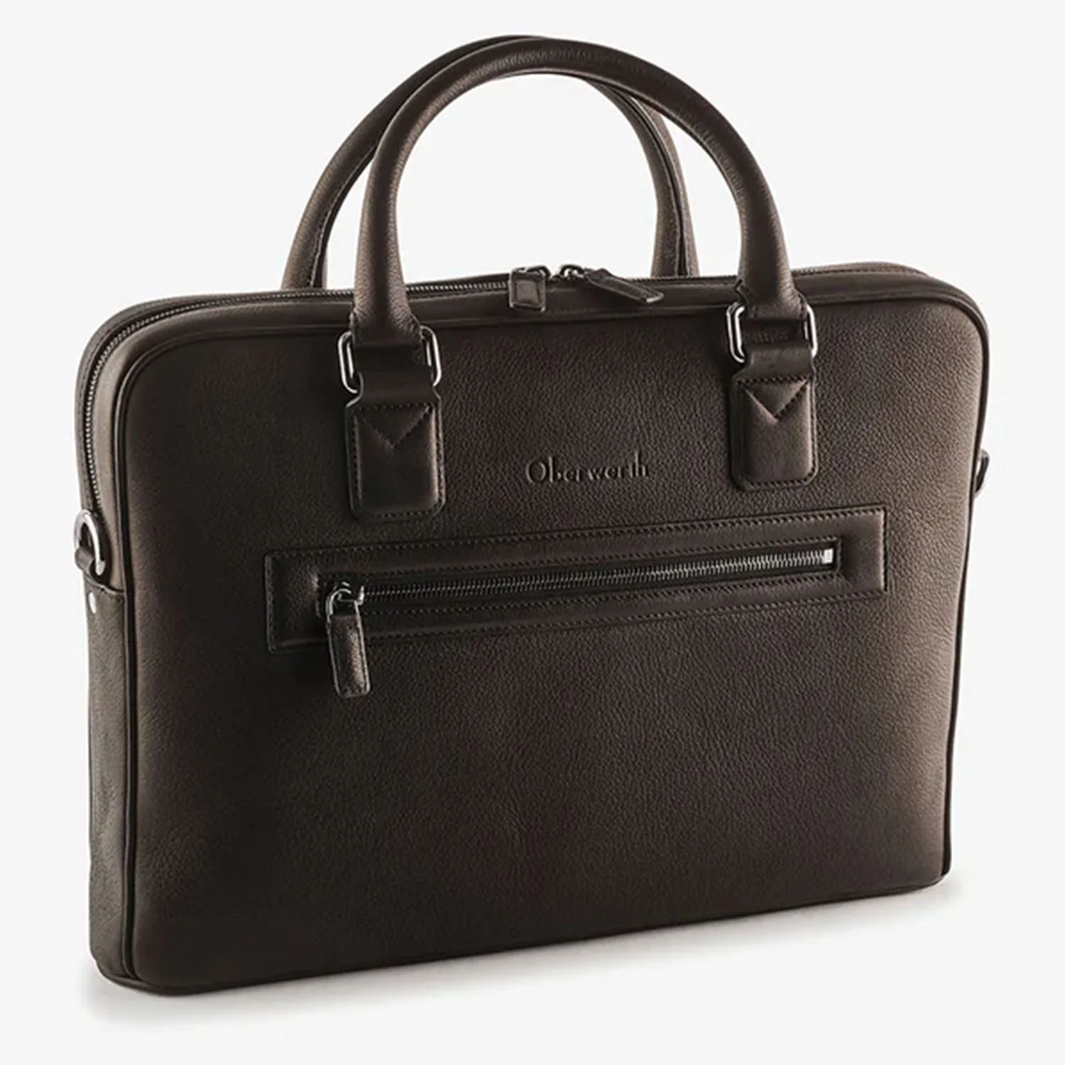 Oberwerth  Warren 1Z Luxury Laptop Bag - Black - Image 3