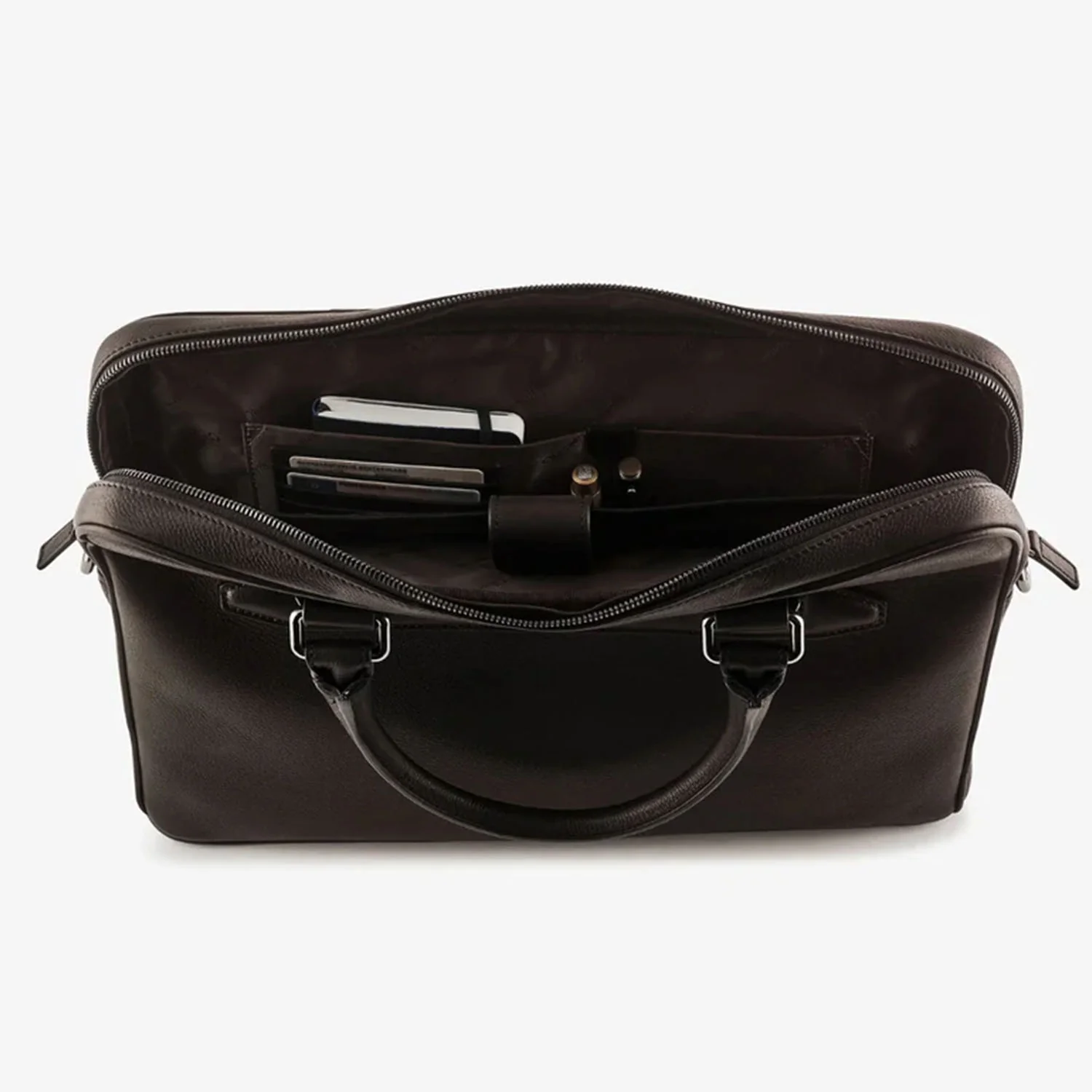 Oberwerth  Warren 1Z Luxury Laptop Bag - Black - Image 5