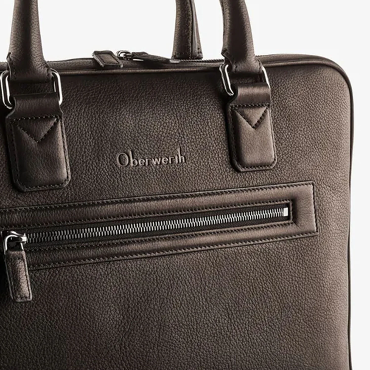 Oberwerth  Warren 1Z Luxury Laptop Bag - Black - Image 7