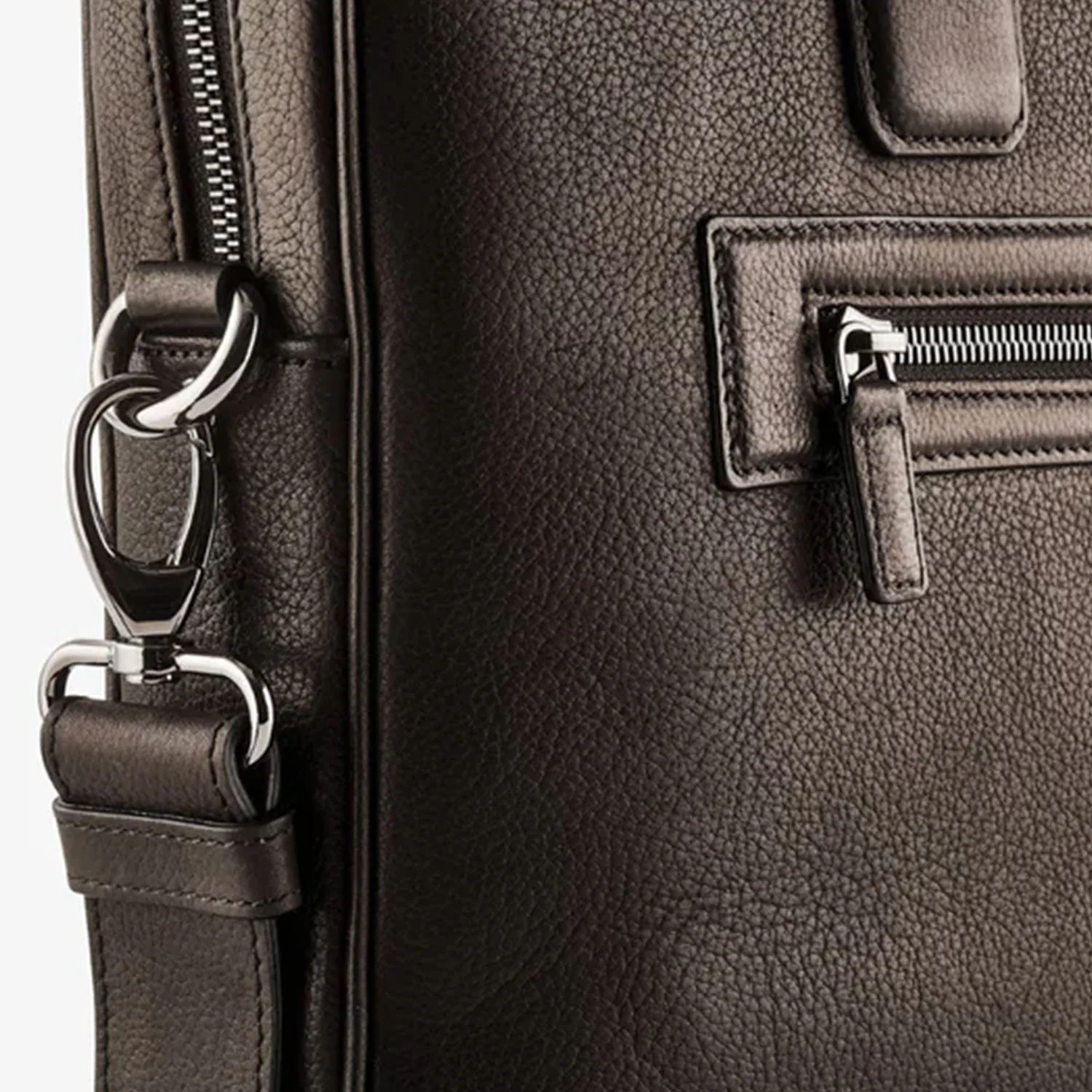 Oberwerth  Warren 1Z Luxury Laptop Bag - Black - Image 9