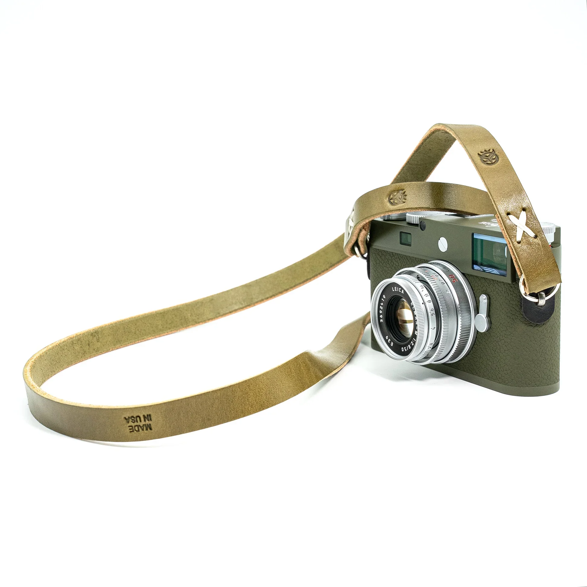 Owlkrown Raw Vintage Leather Strap - Safari 45" - Image 5