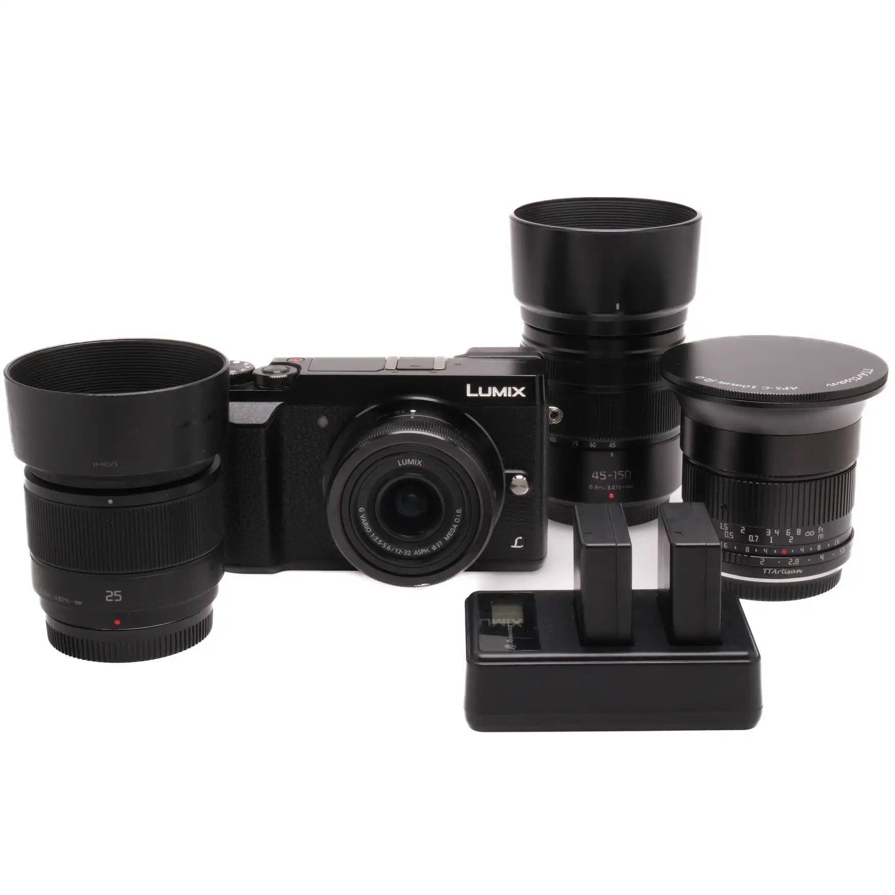 Panasonic GX85, 12-32mm, 25mm, 45-150mm, TTArtisan 10mm WF0LD001944 - Image 9