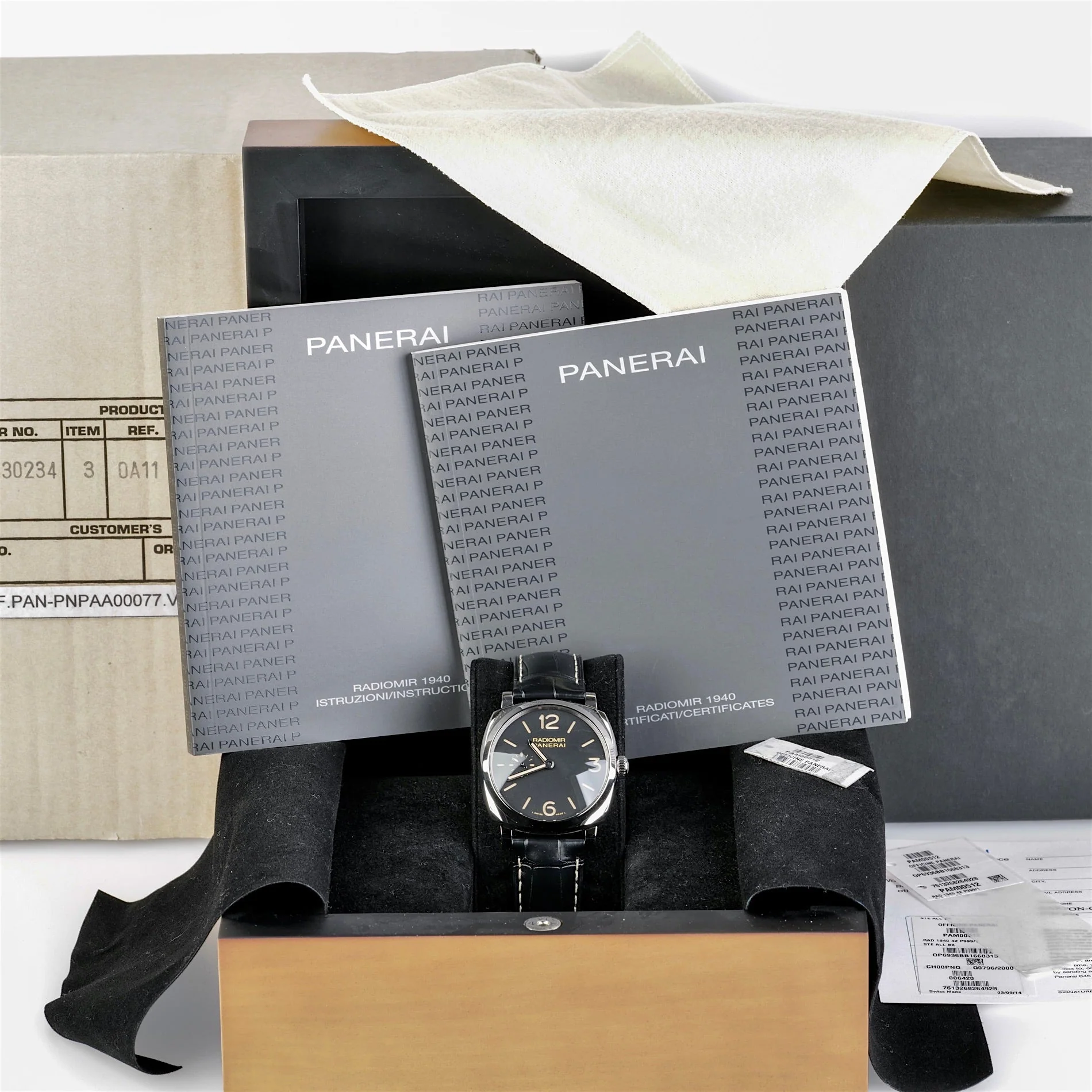 Panerai Radiomir 1940 Acciaio PAM512, Boxed OP6660BB1347430 - Image 4
