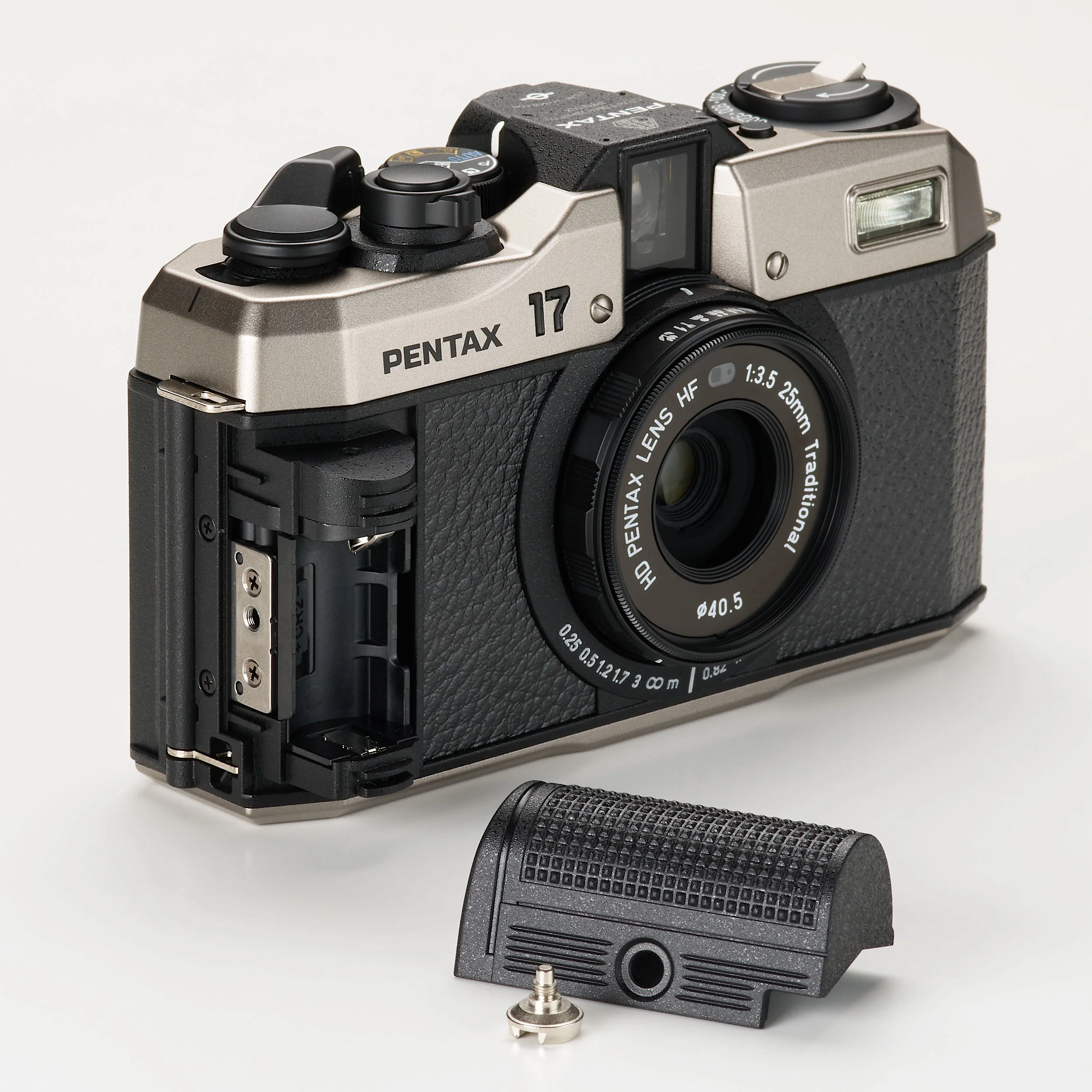 Pentax 17 Dark Silver Film Camera - Image 3