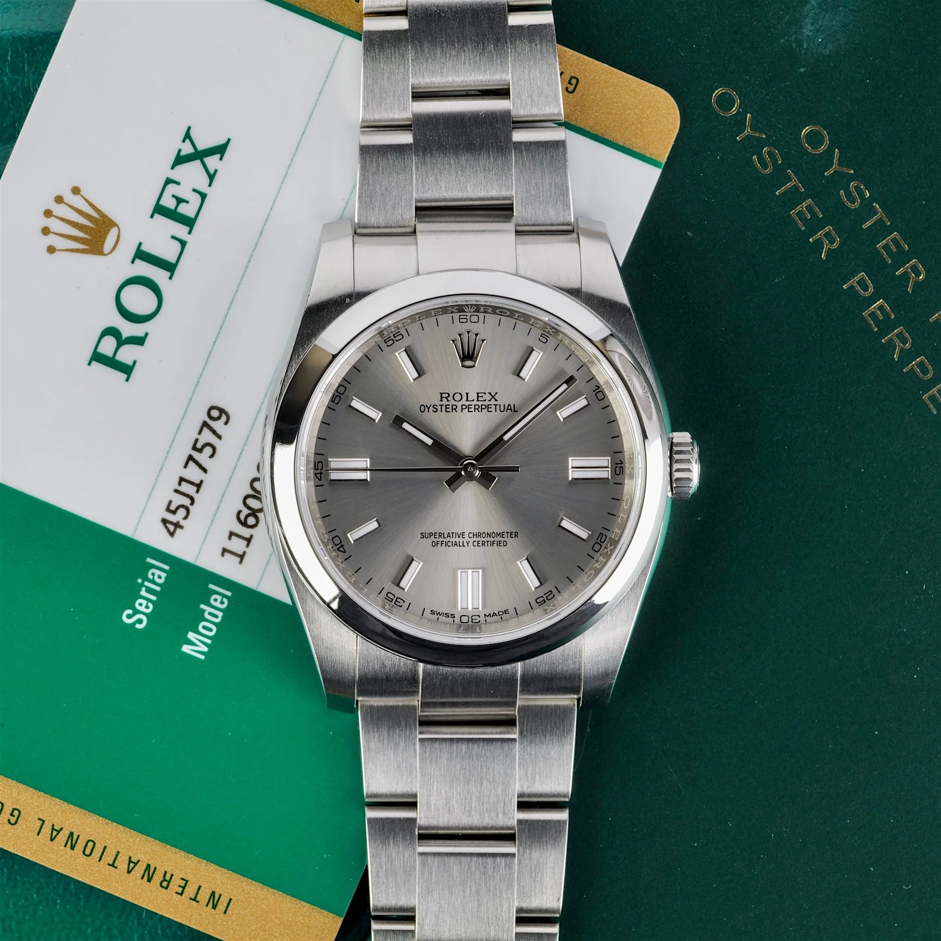 Rolex Oyster Perpetual 36mm Ref 116000  45J17579