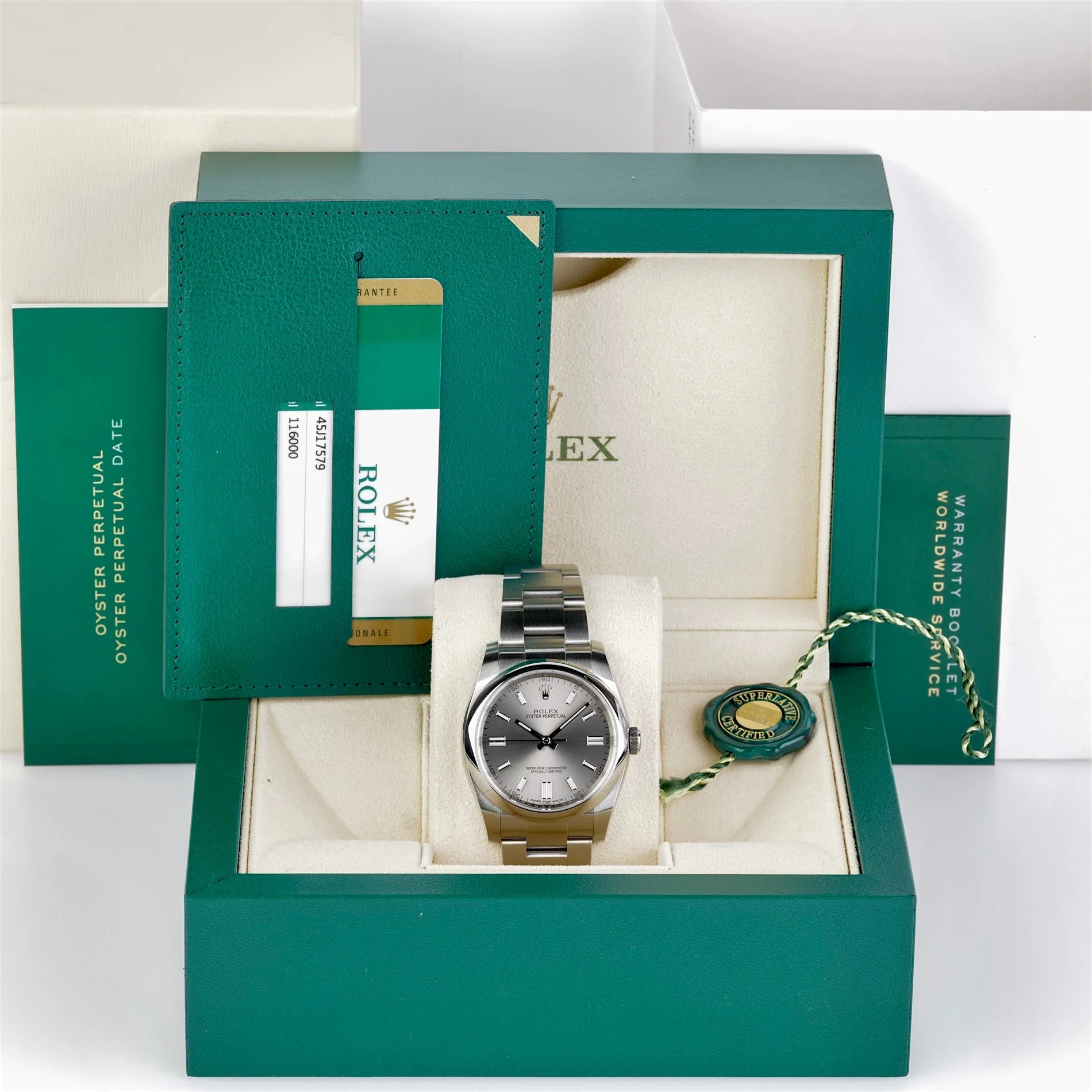 Rolex Oyster Perpetual 36mm Ref 116000  45J17579 - Image 4