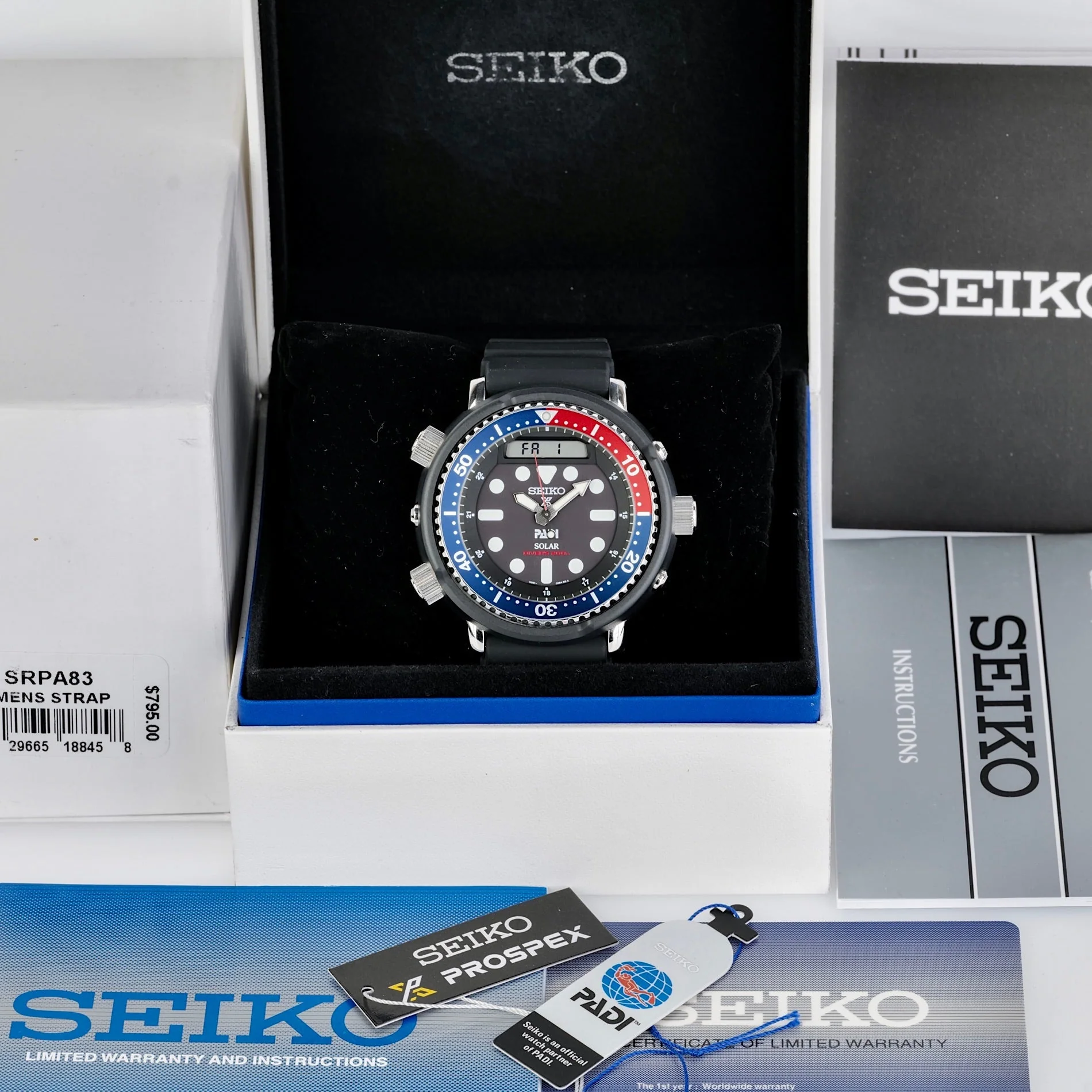Seiko Prospex PADI "Arnie" SNJ027 6N2498 - Image 2