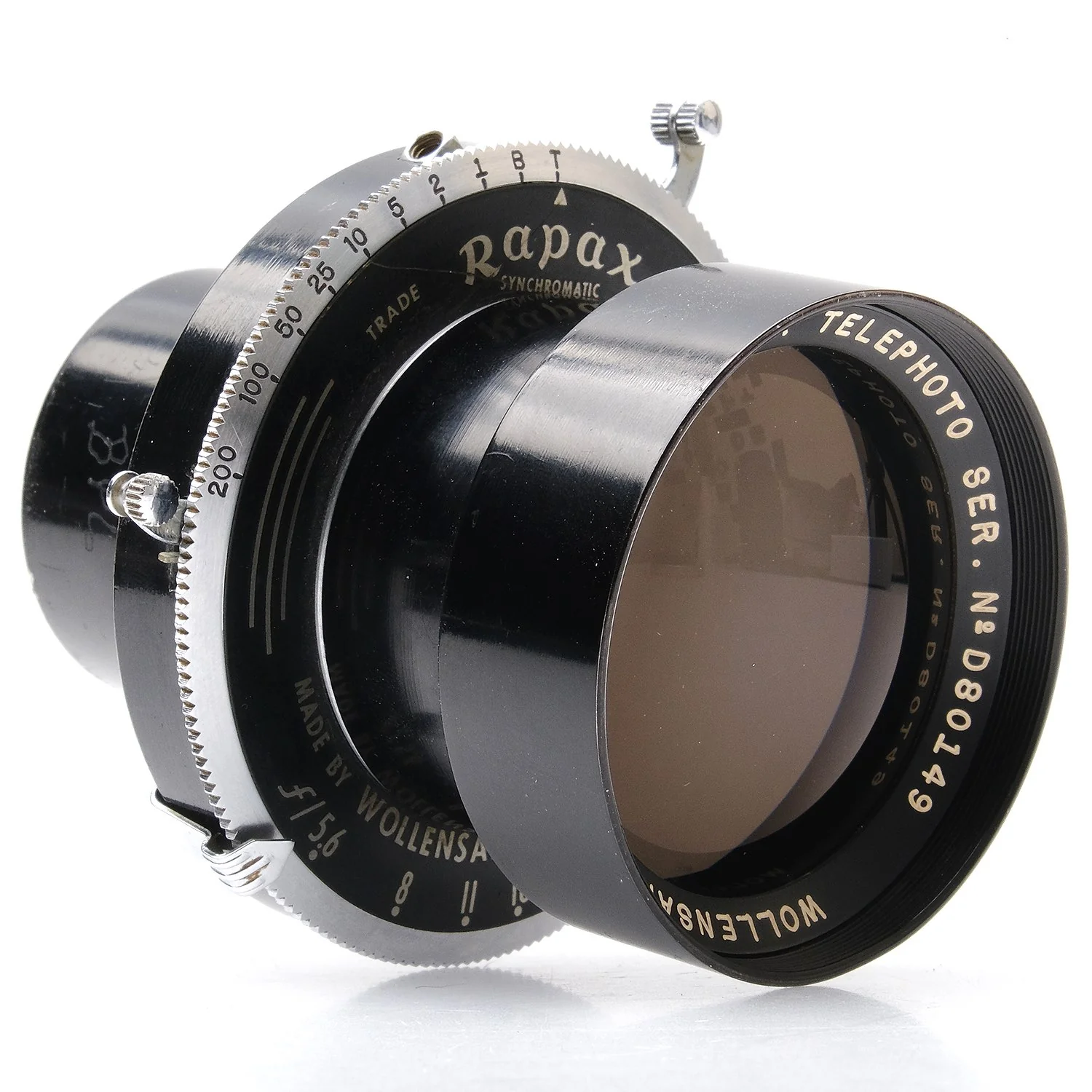 Wollensak 10" f5.6 Raptar Tele, slow shutter D80149 - Image 3